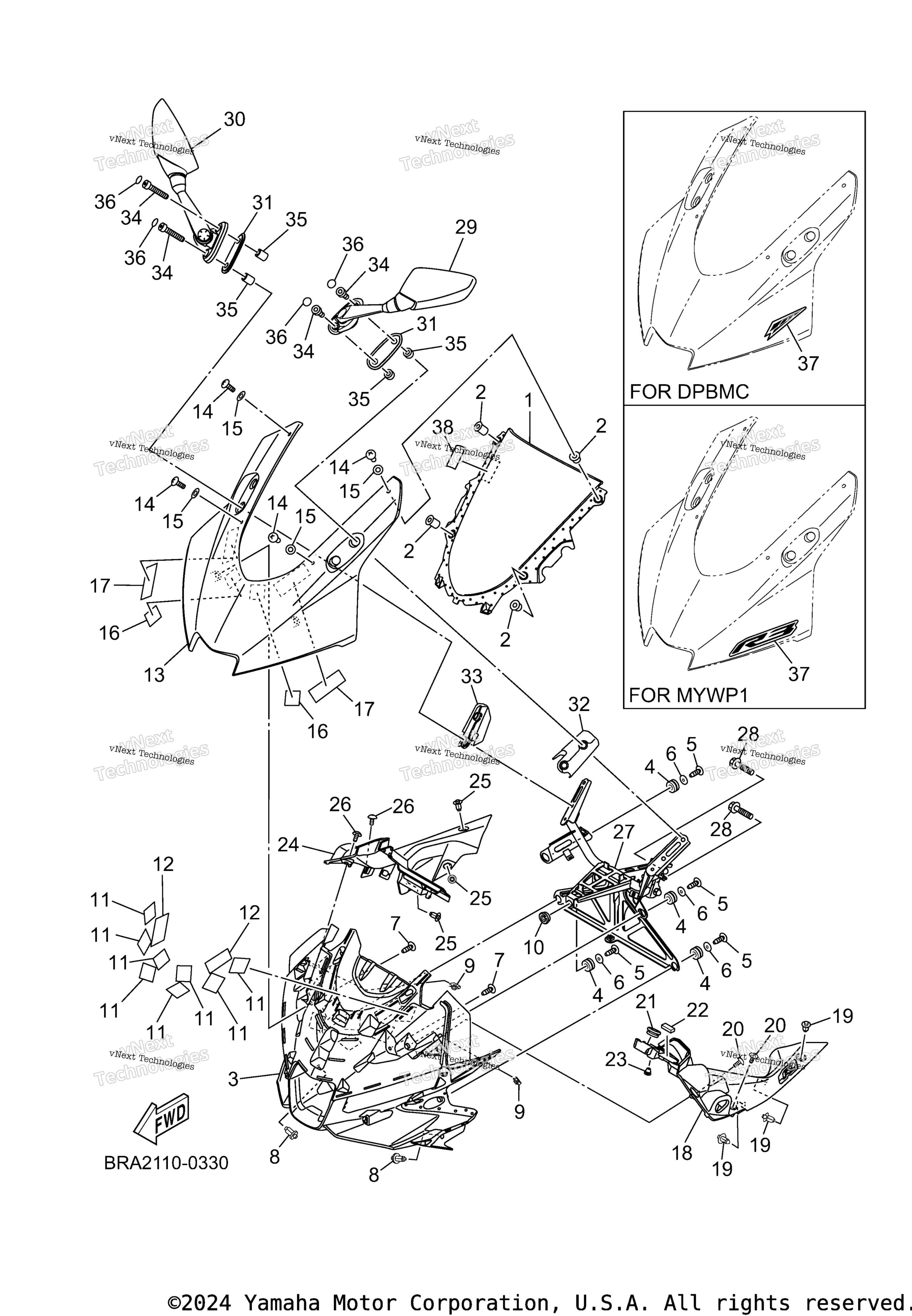 2025 YZFR3 ABS (YZFR3ASB)