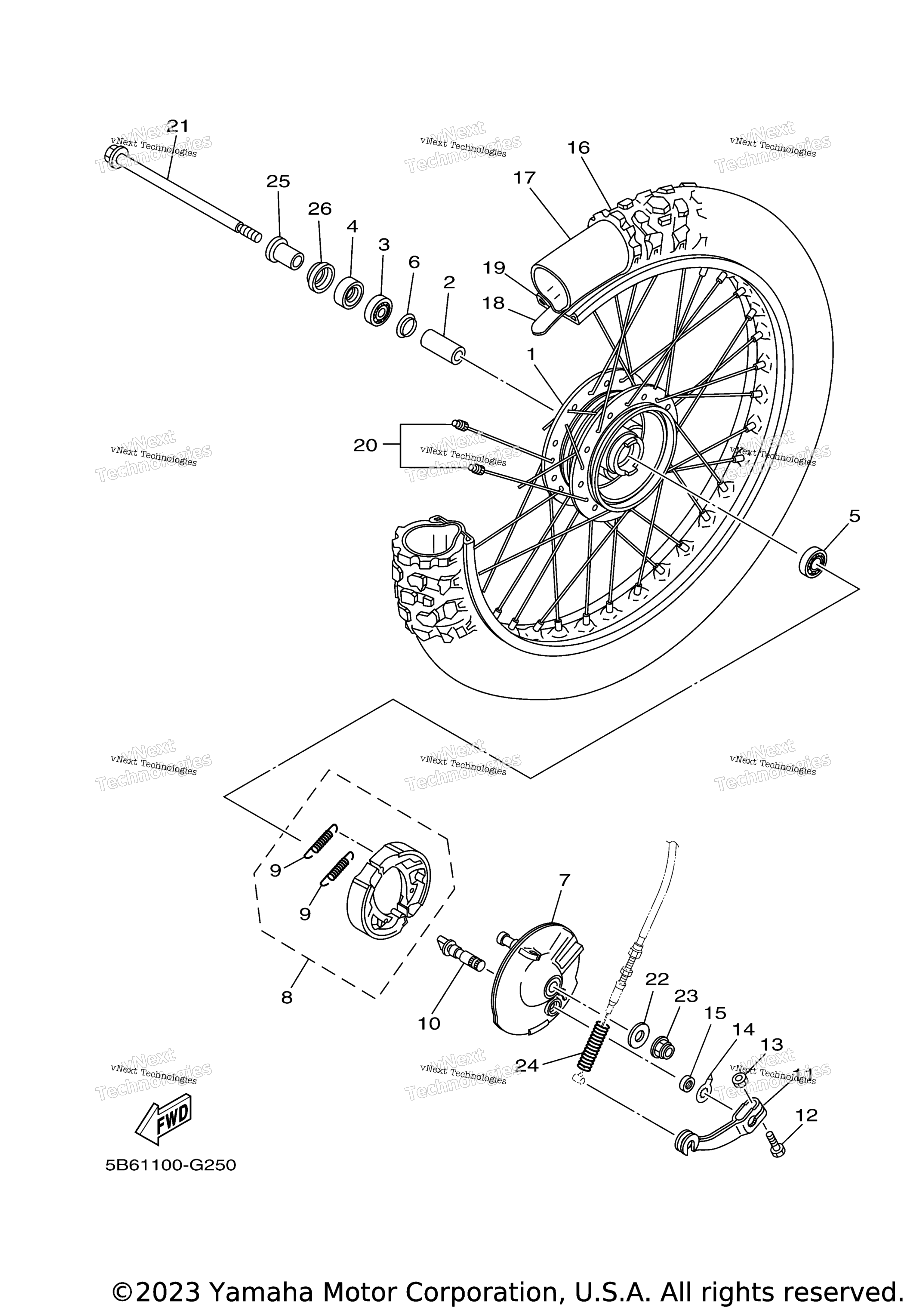 2024 TTR110E (TTR110ER)