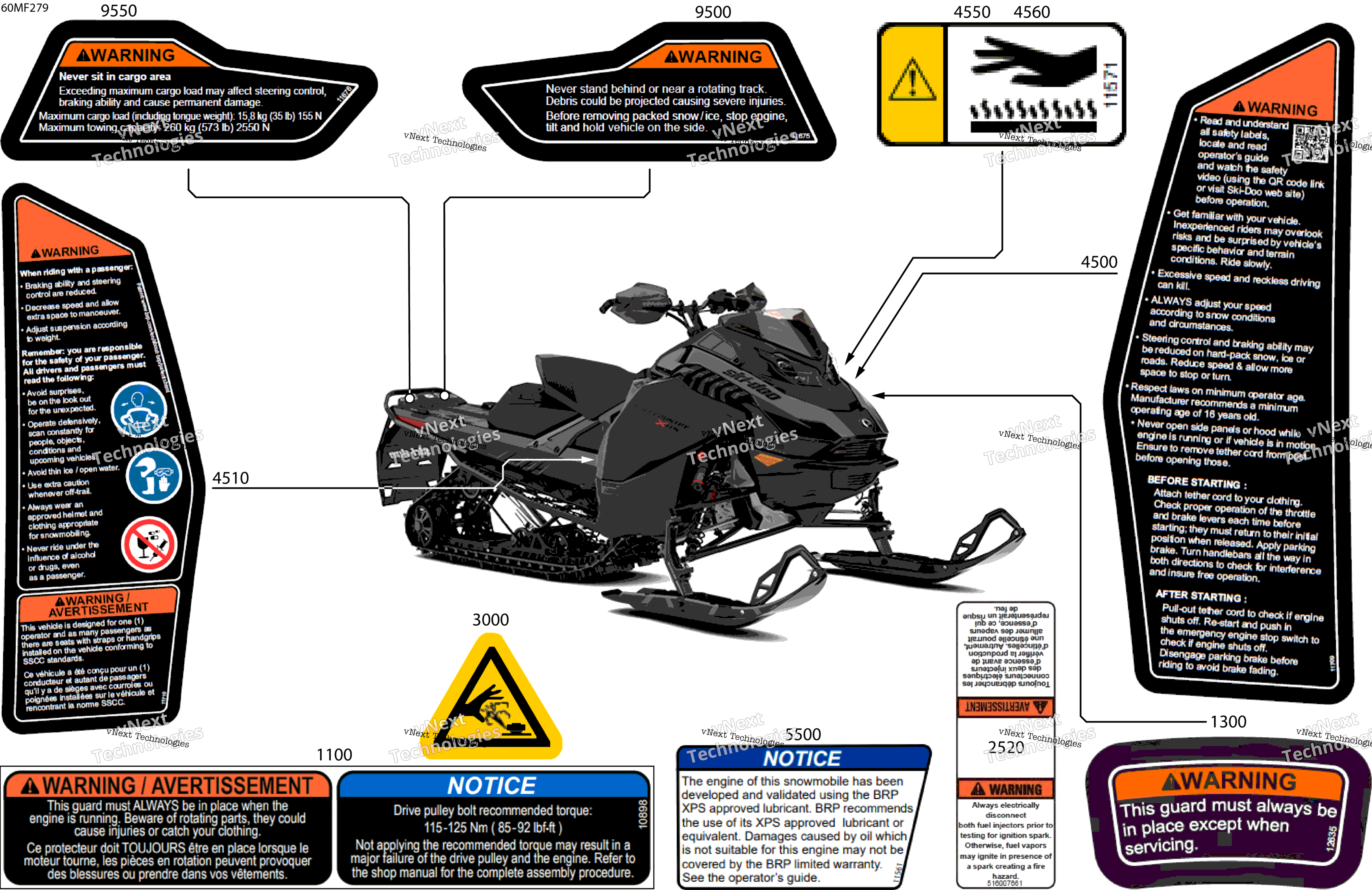 2026 BACKCOUNTRY - X-RS - 850 E-TEC - UZTD - Deep Black - 16X154X2.0P Track