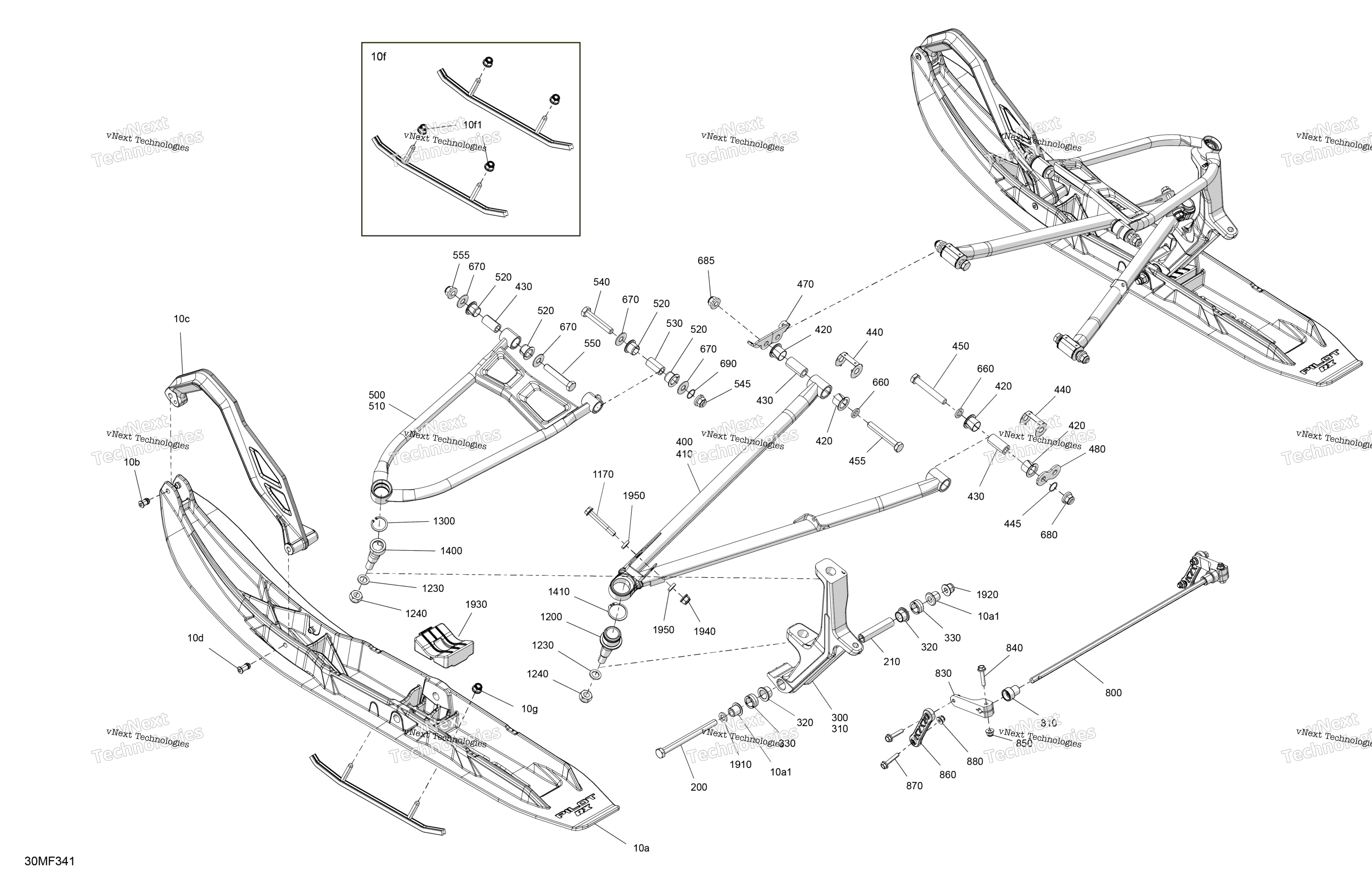 2026 MXZ - X-RS - 600R E -TEC - MZTF - Mineral Blue - 15X137X1.25IR Track