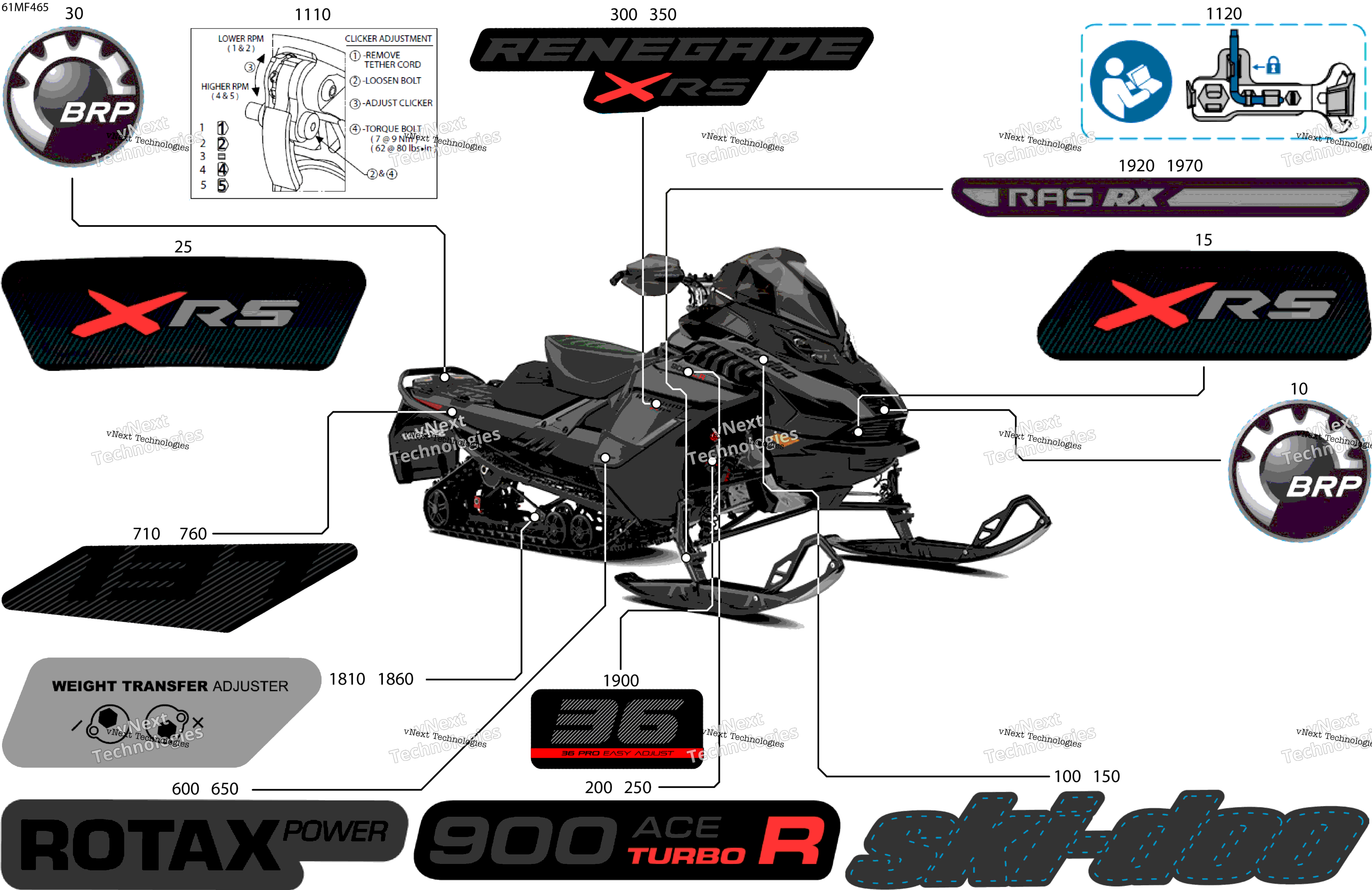 2026 RENEGADE - X-RS - 900 ACE TURBO R - DATB - Deep Black - 15X137X1.5IR Track