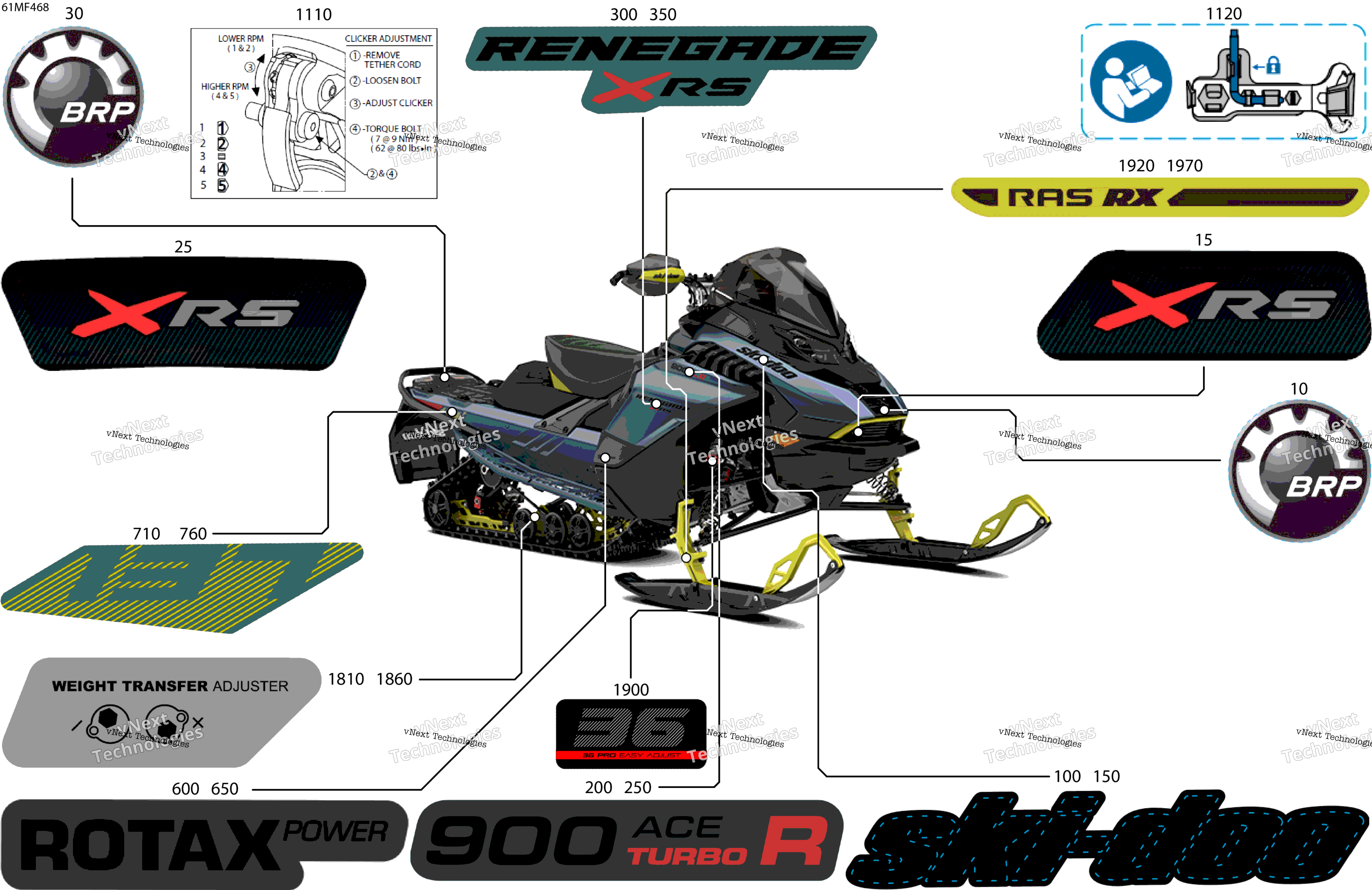 2026 RENEGADE - X-RS - 900 ACE TURBO R - DATN - Mineral Blue - 15X137X1.5IR Track