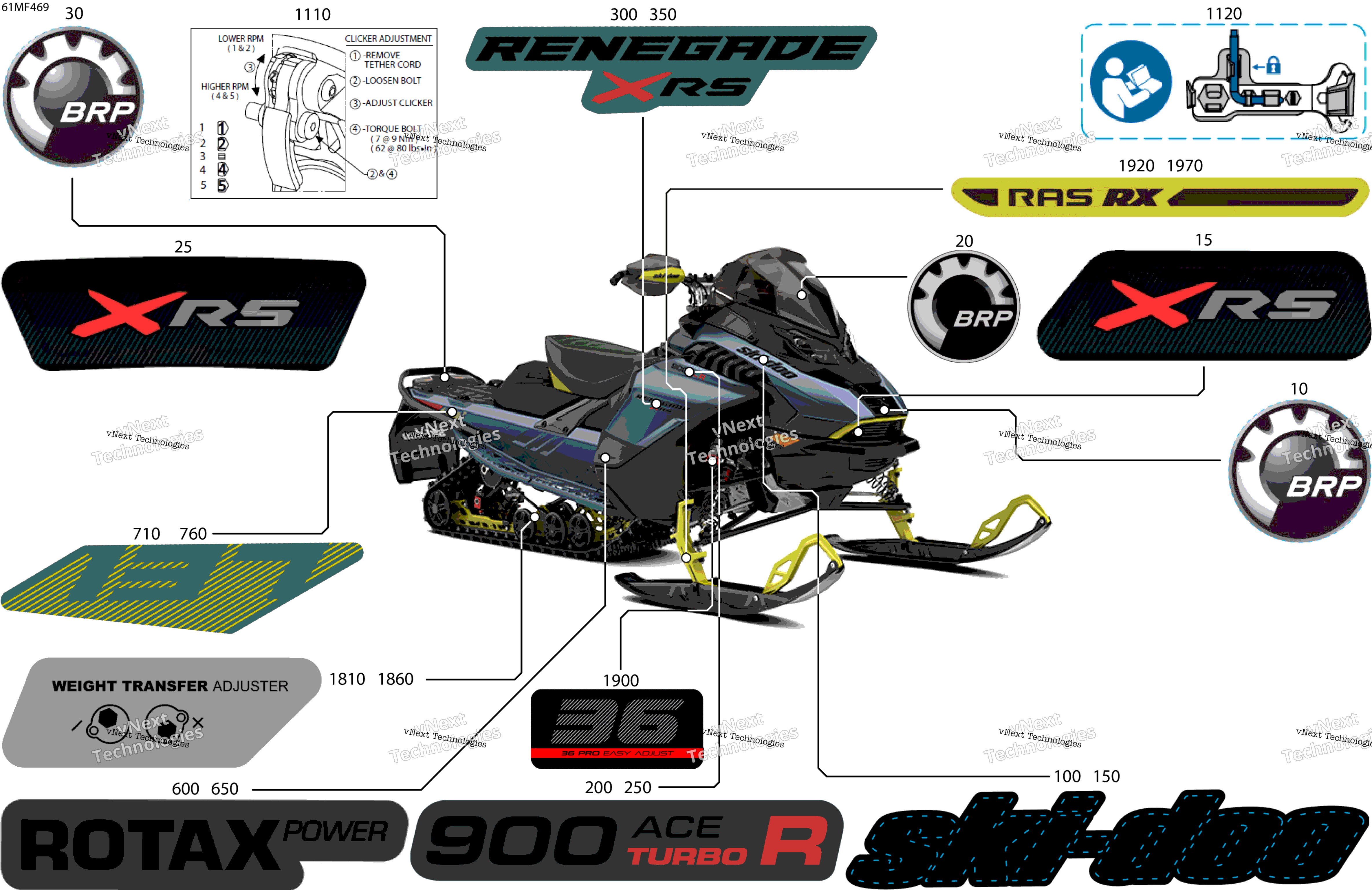 2026 RENEGADE - X-RS - 900 ACE TURBO R - DATR - Mineral Blue - 15X137X1.25IR Track