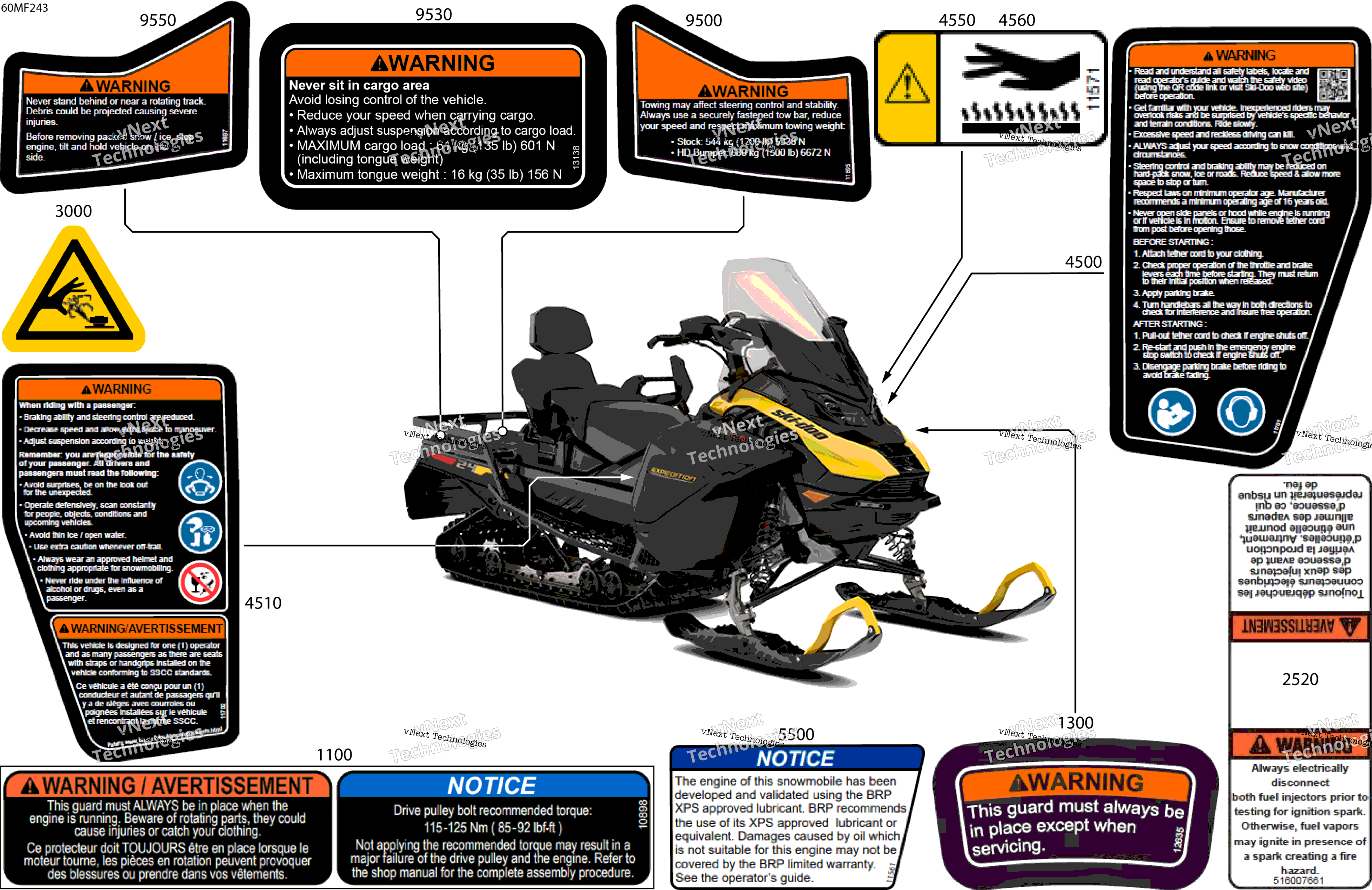 2026 EXPEDITION - LE - 600R E-TEC - ABTD - Neo Yellow - 20X154X1.5CSS Track