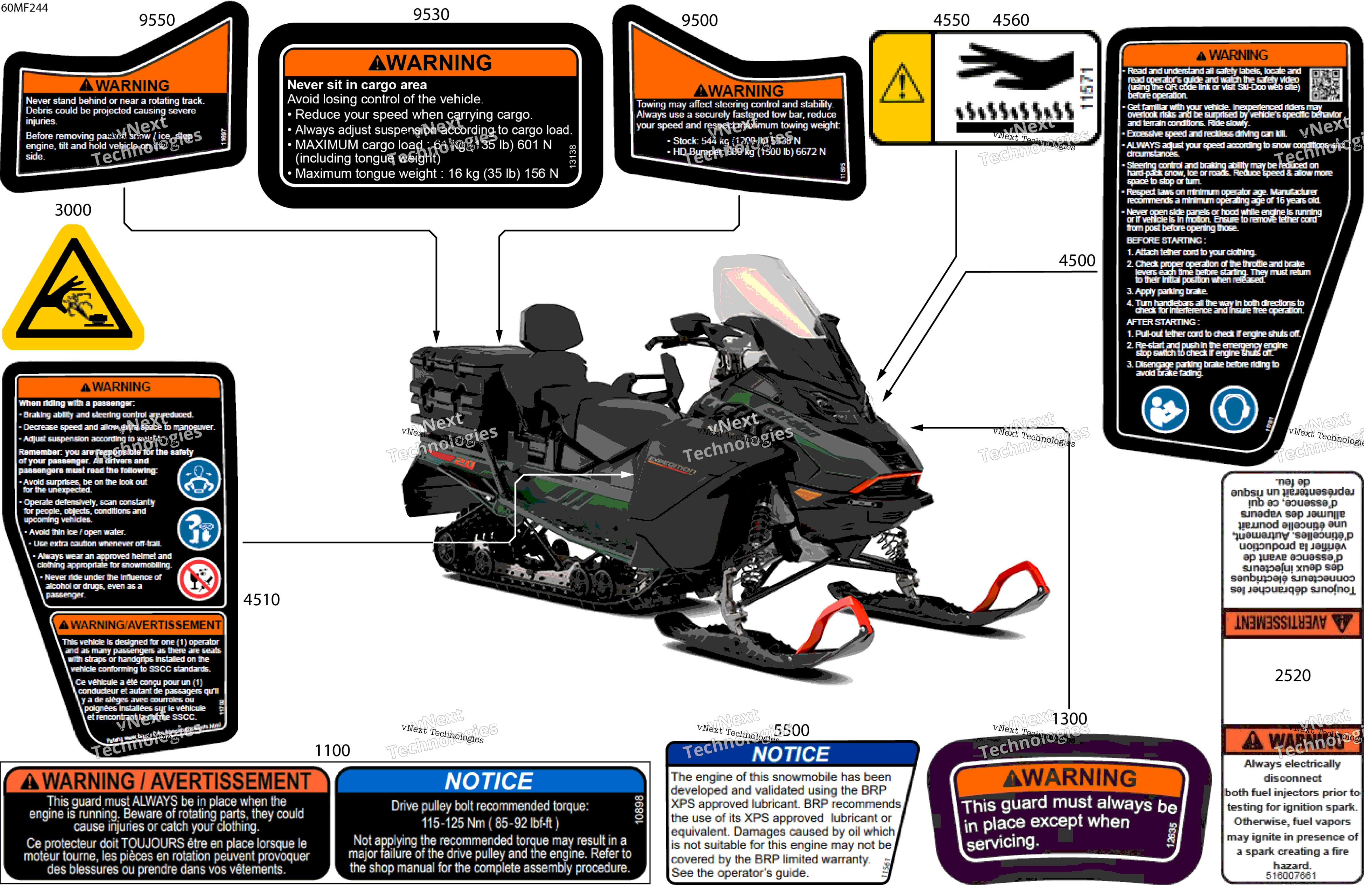 2026 EXPEDITION - SE - 850 E-TEC - AGTE - Deep Black - 20X154X1.8CST8 Track
