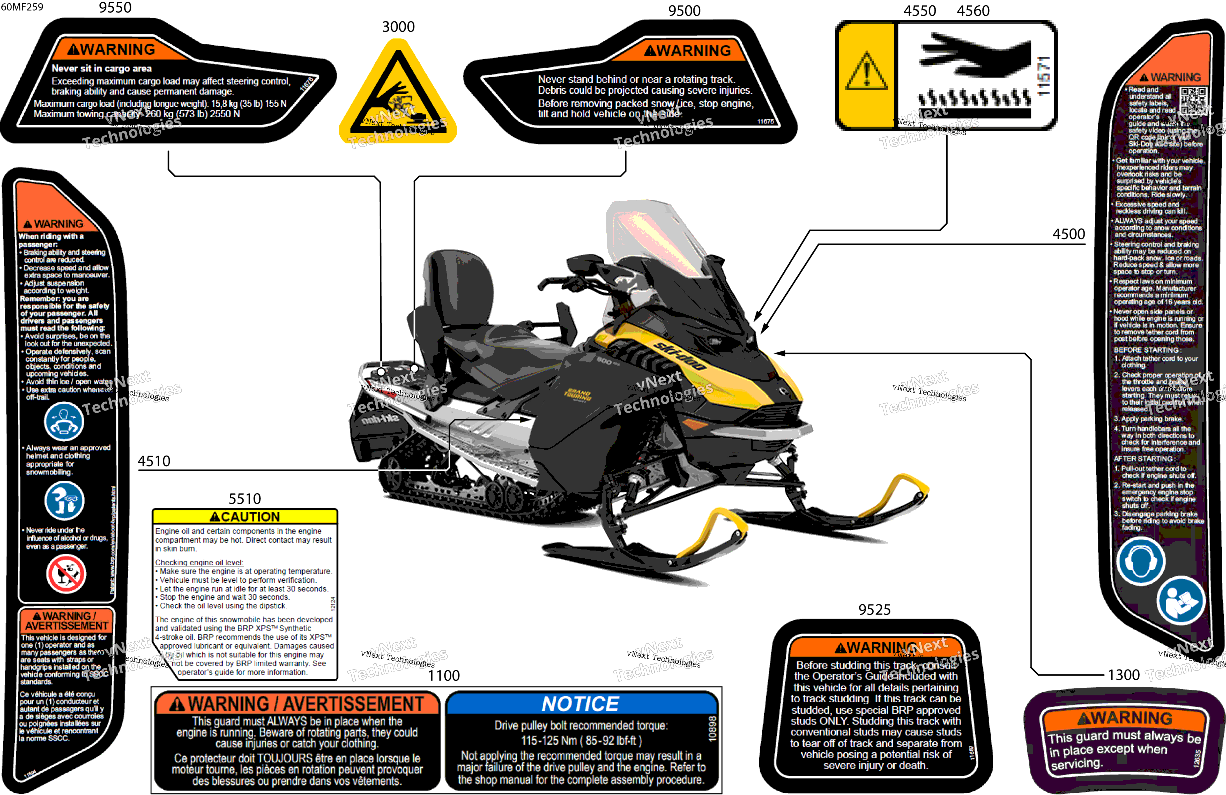 2026 GRAND TOURING - SPORT - 600 ACE - ETTA - Neo Yellow - 15X137X1.25ST3 Track