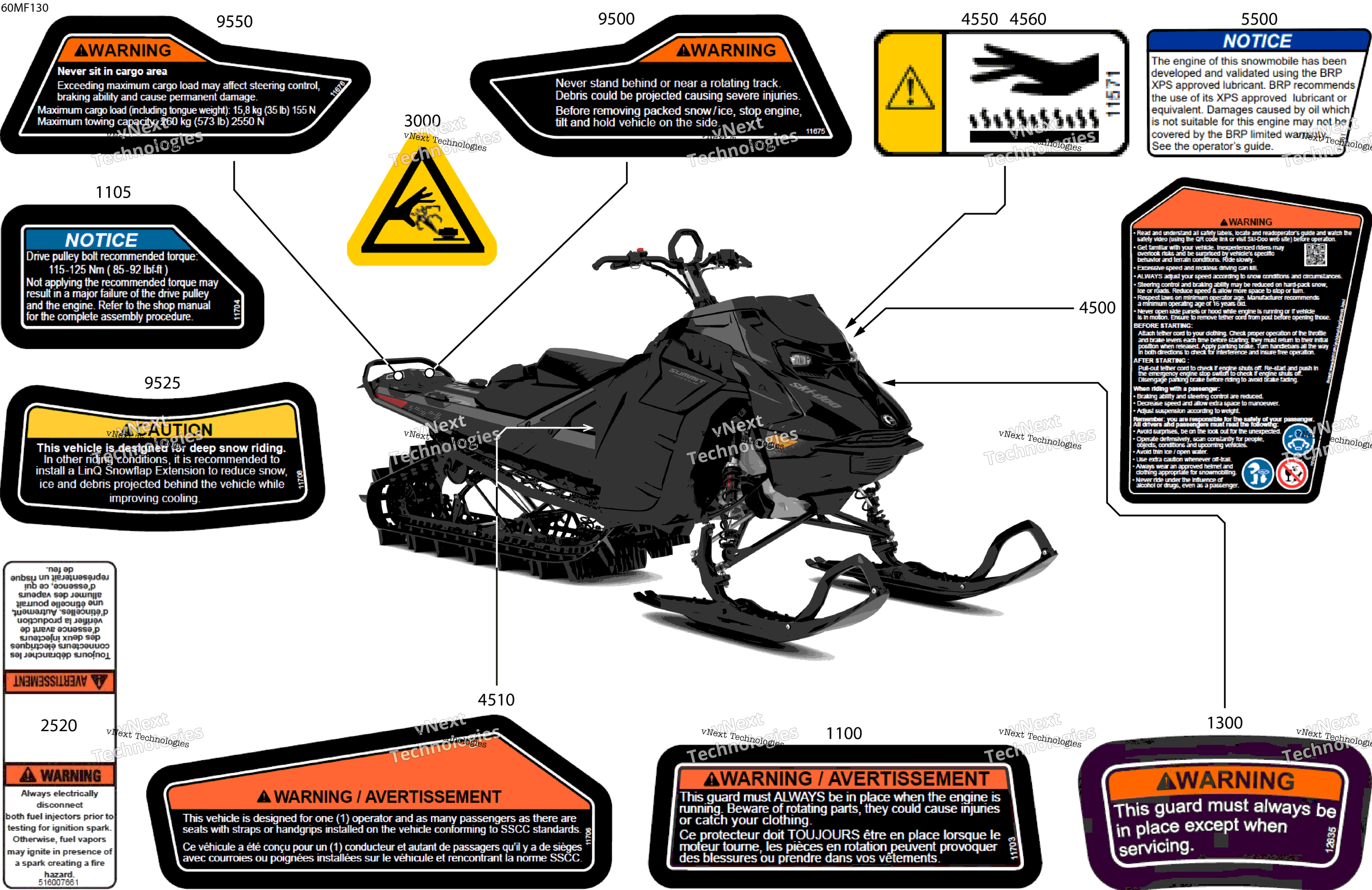 2026 SUMMIT - Adrenaline with Enduro Package - 850 E-TEC - CGTE - Deep Black - 16X154X2.5PLF Track