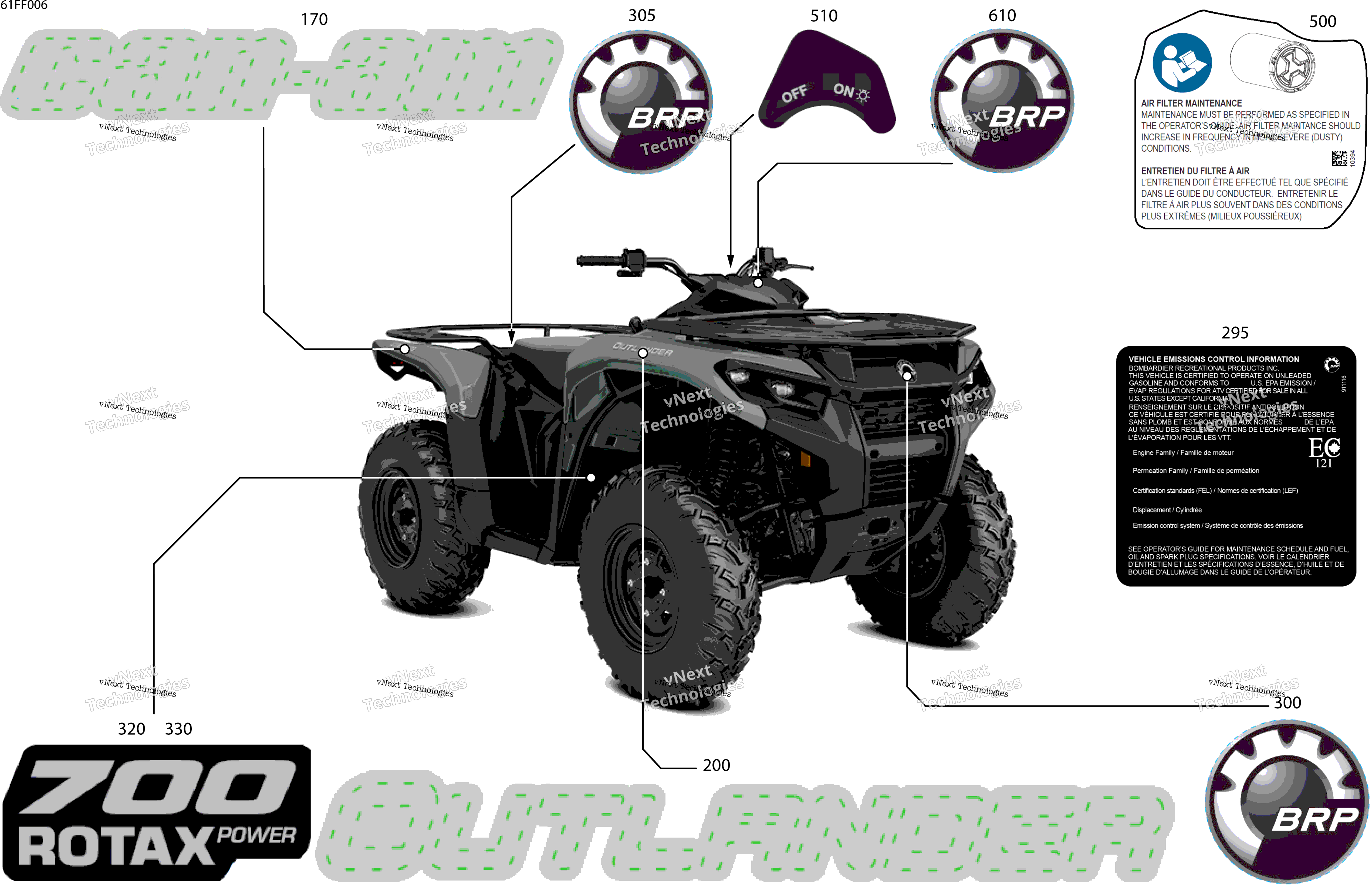 2026 OUT-MAX - 4X4 - DPS - 700 - 1WTG - Legion Red