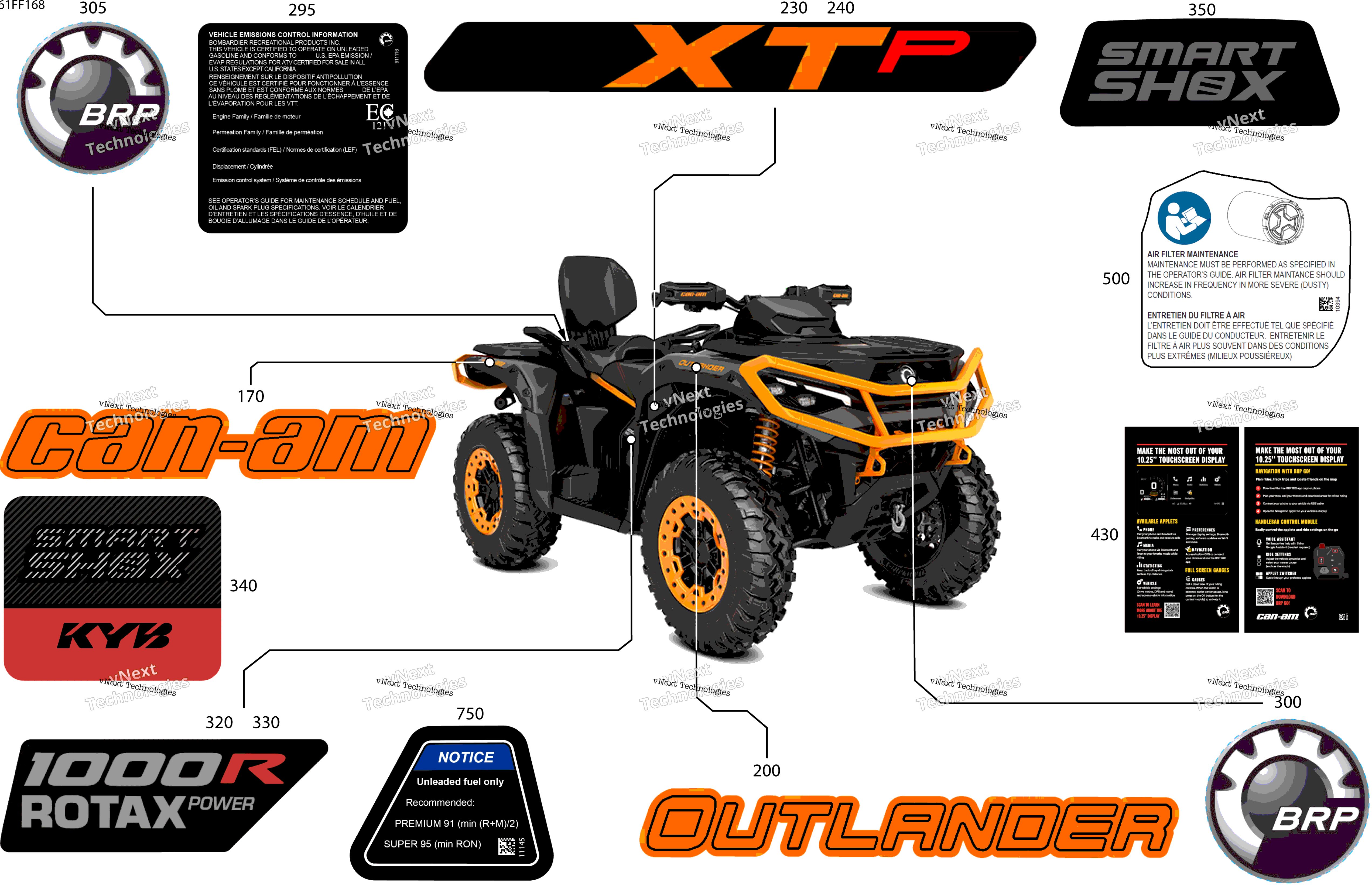 2026 OUT-MAX - 4X4 - XTP - 1000R - 4VTL - Mineral Gray Satin
