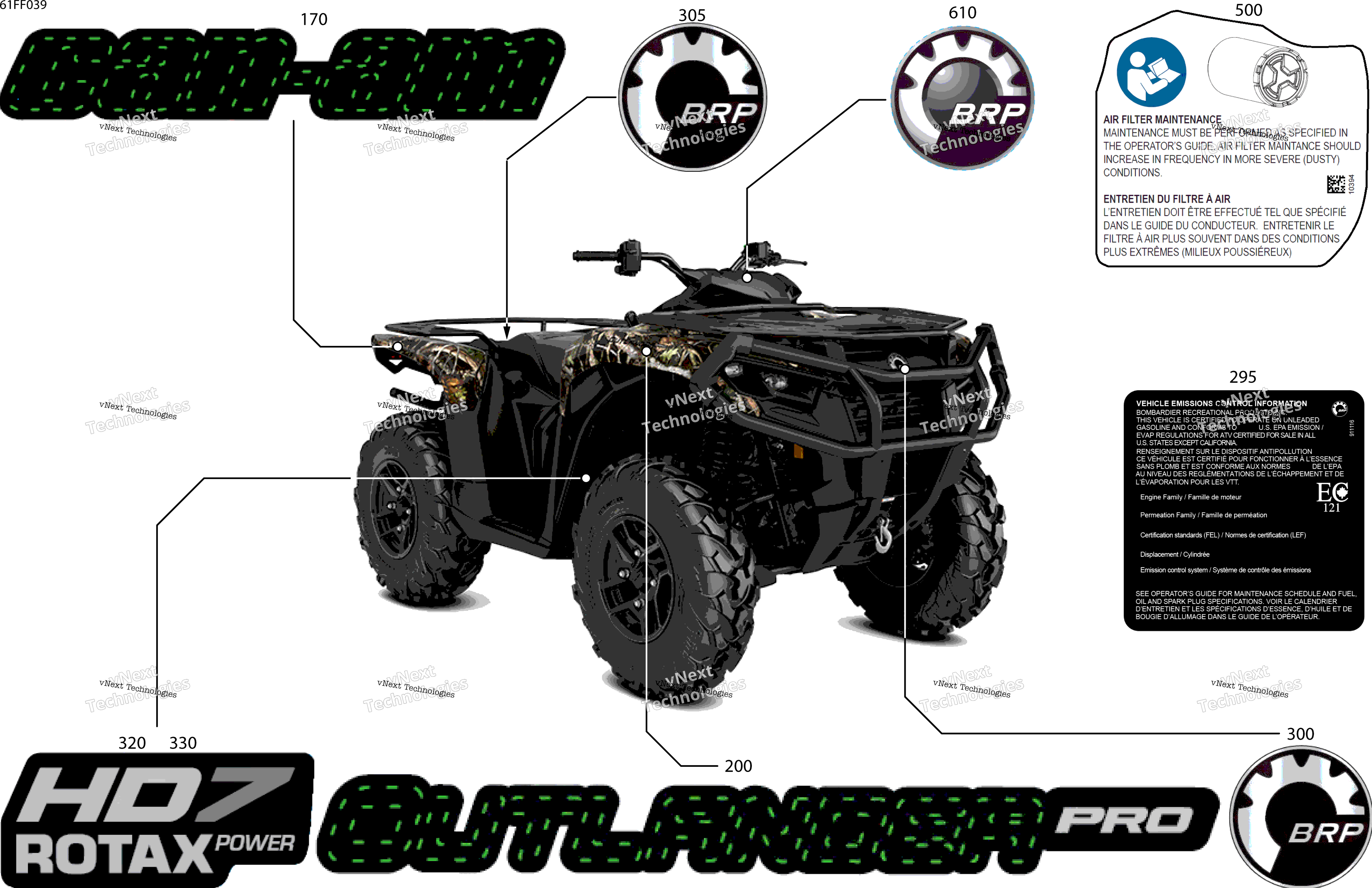 2026 OUTL-PRO - 4X4 - HUNT - HD7 - 1PTA - Dark Wildland Camo