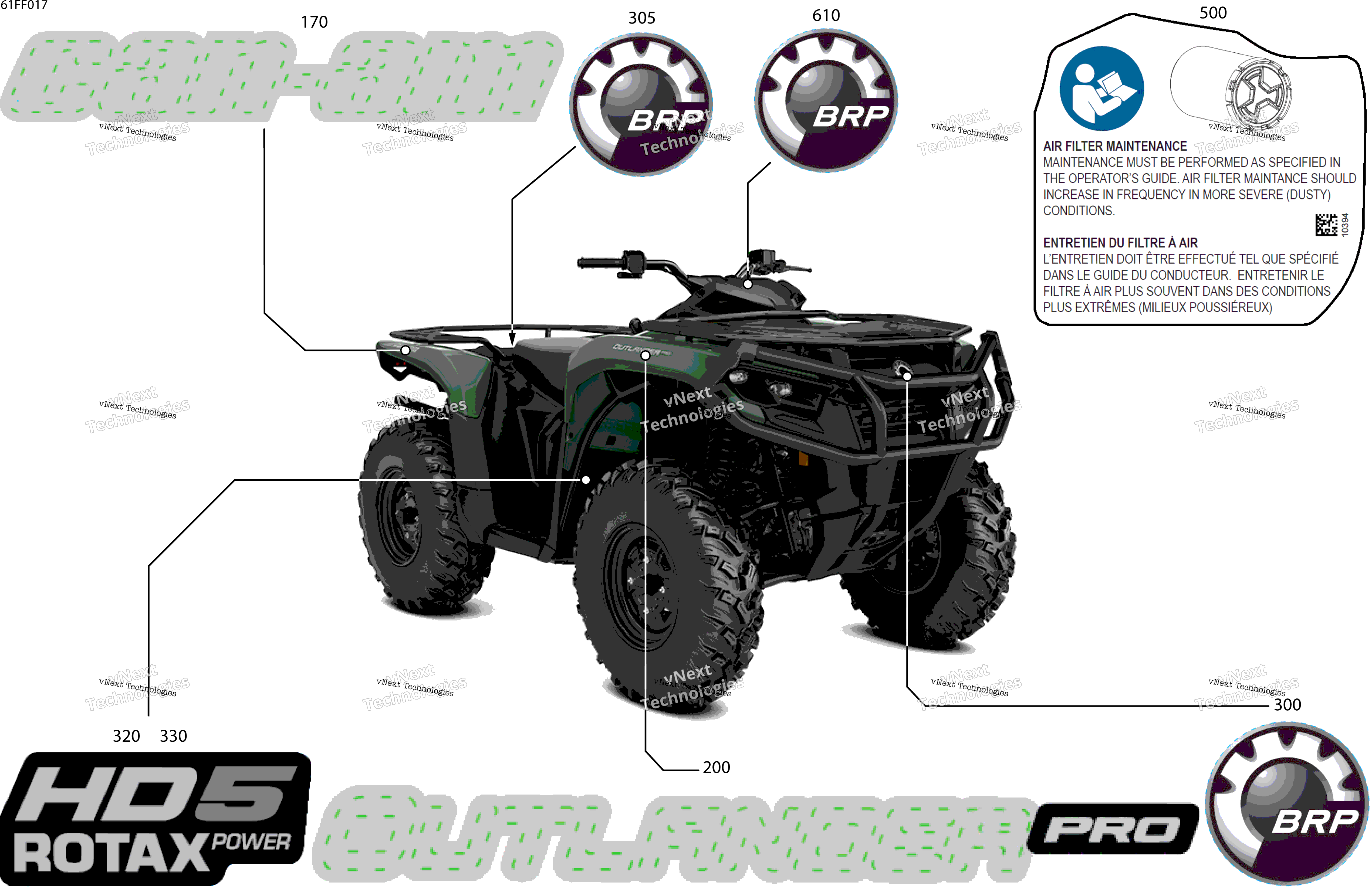 2026 OUTL-PRO - 4X4 - STD - HD5 - 1HTB - CALI - Compass Green