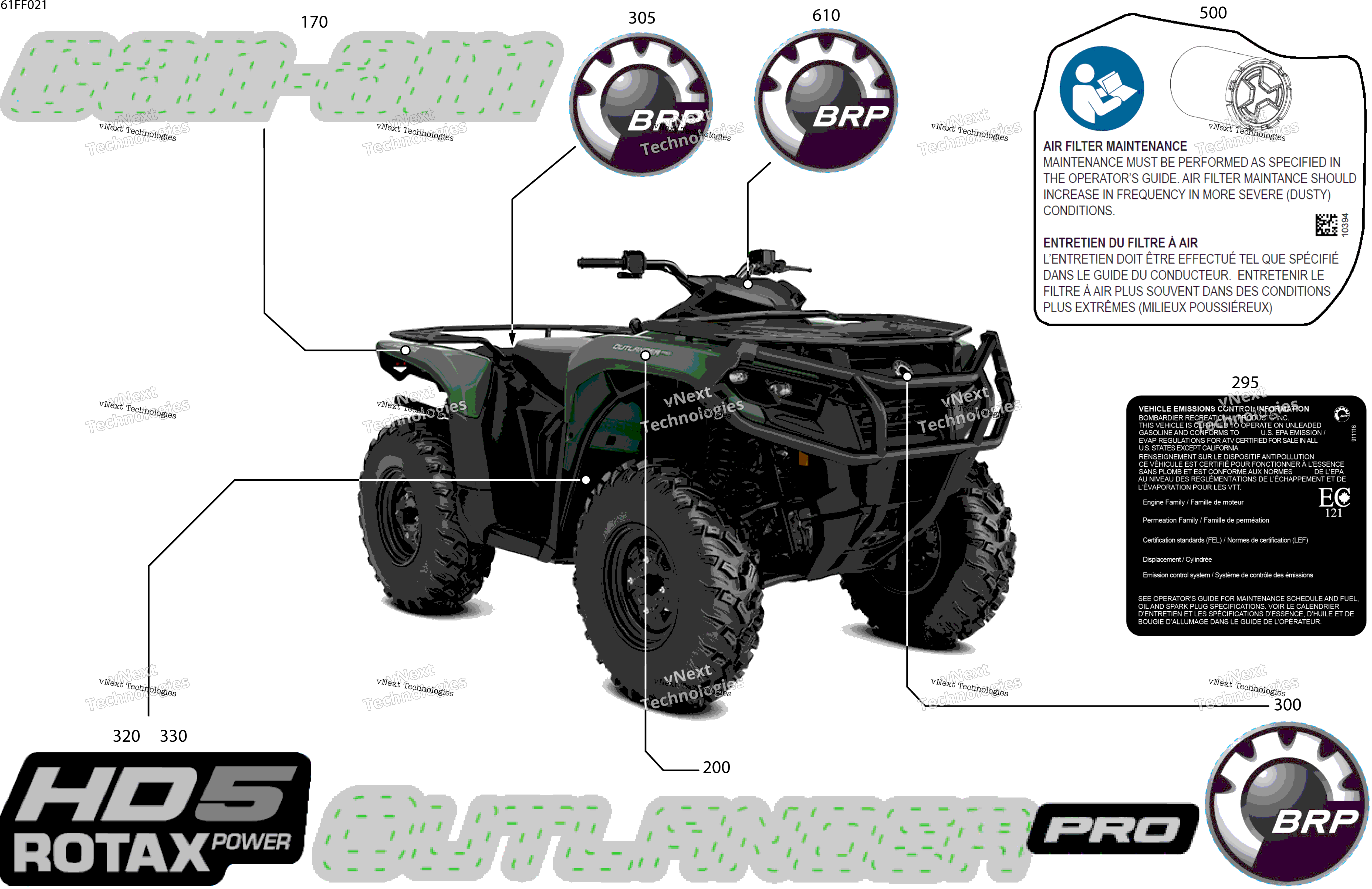 2026 OUTL-PRO - 4X4 - STD - HD5 - 1HTF - Compass Green