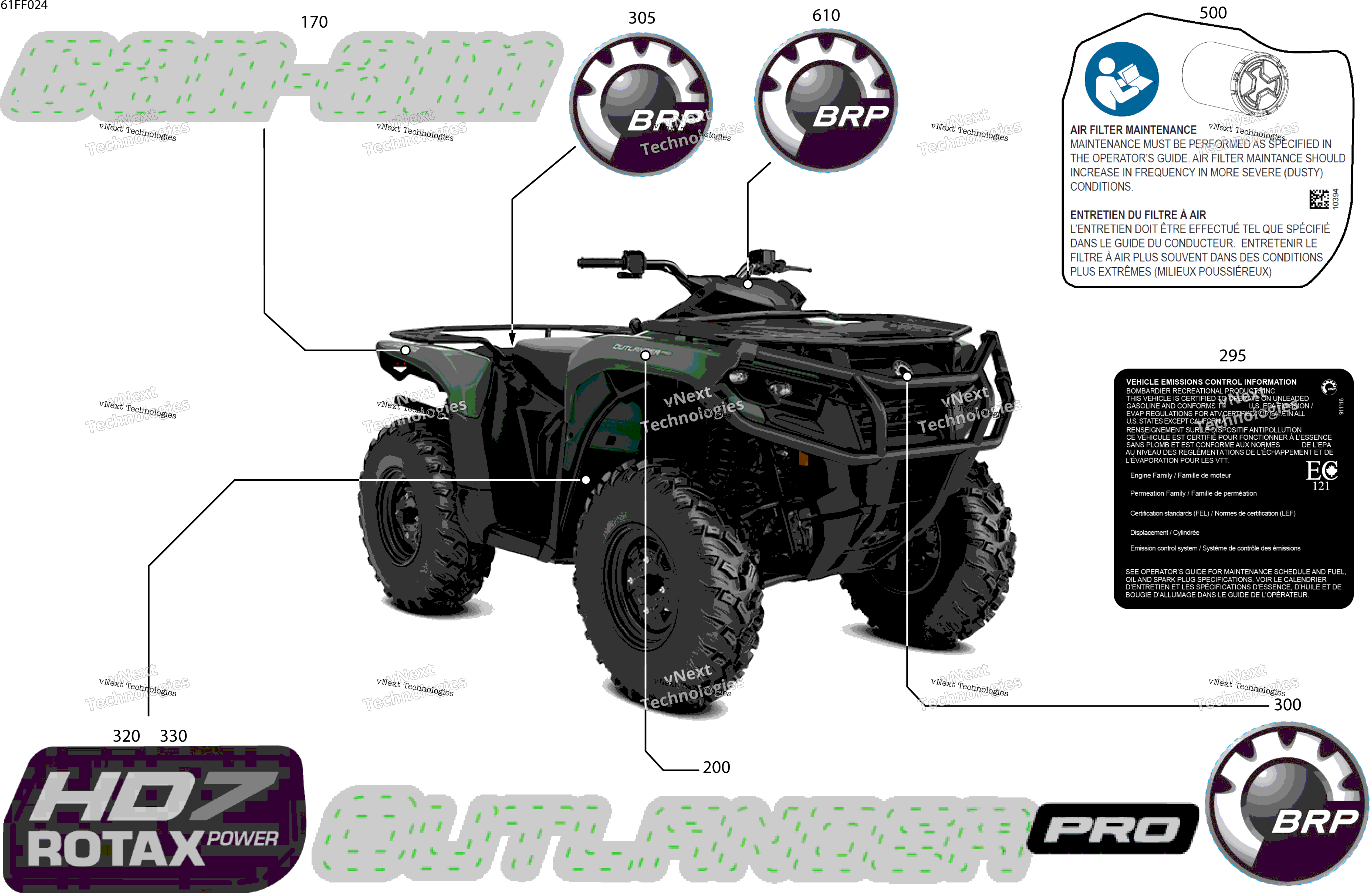 2026 OUTL-PRO - 4X4 - STD - HD7 - 1JTB - Compass Green