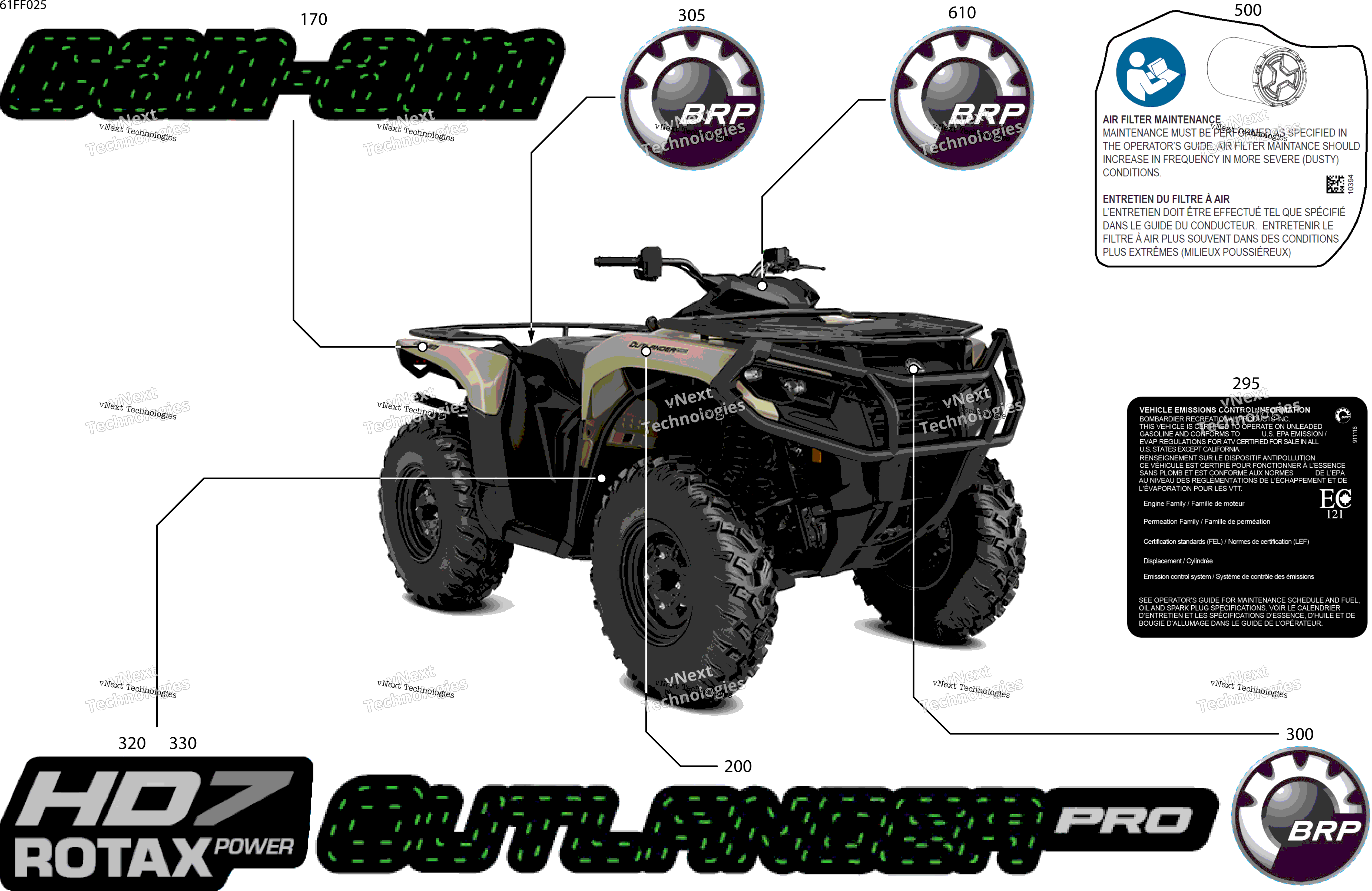 2026 OUTL-PRO - 4X4 - STD - HD7 - 1JTC - Northern Lichen