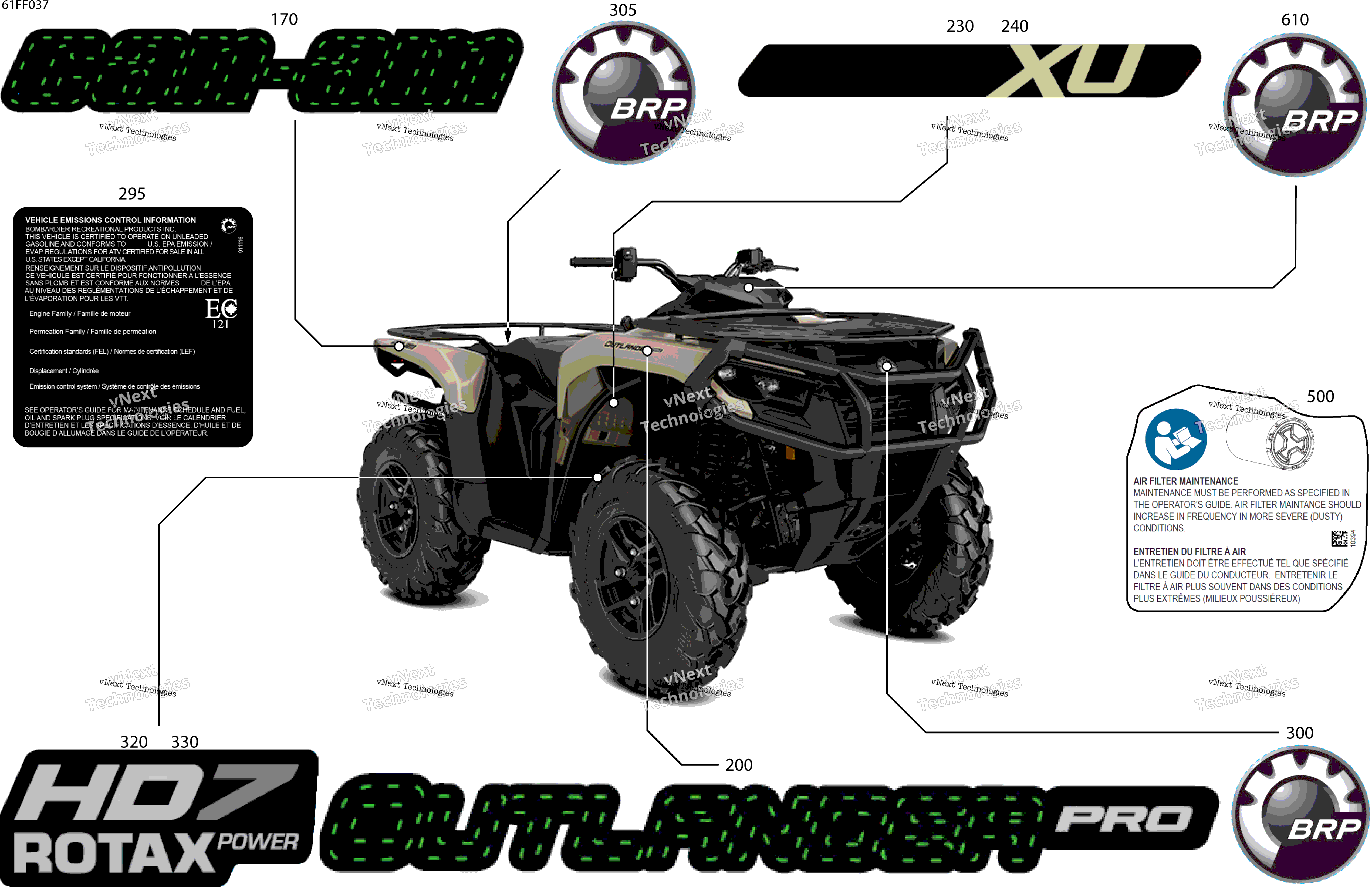 2026 OUTL-PRO - 4X4 - XU - HD7 - 1MTG - Northern Lichen