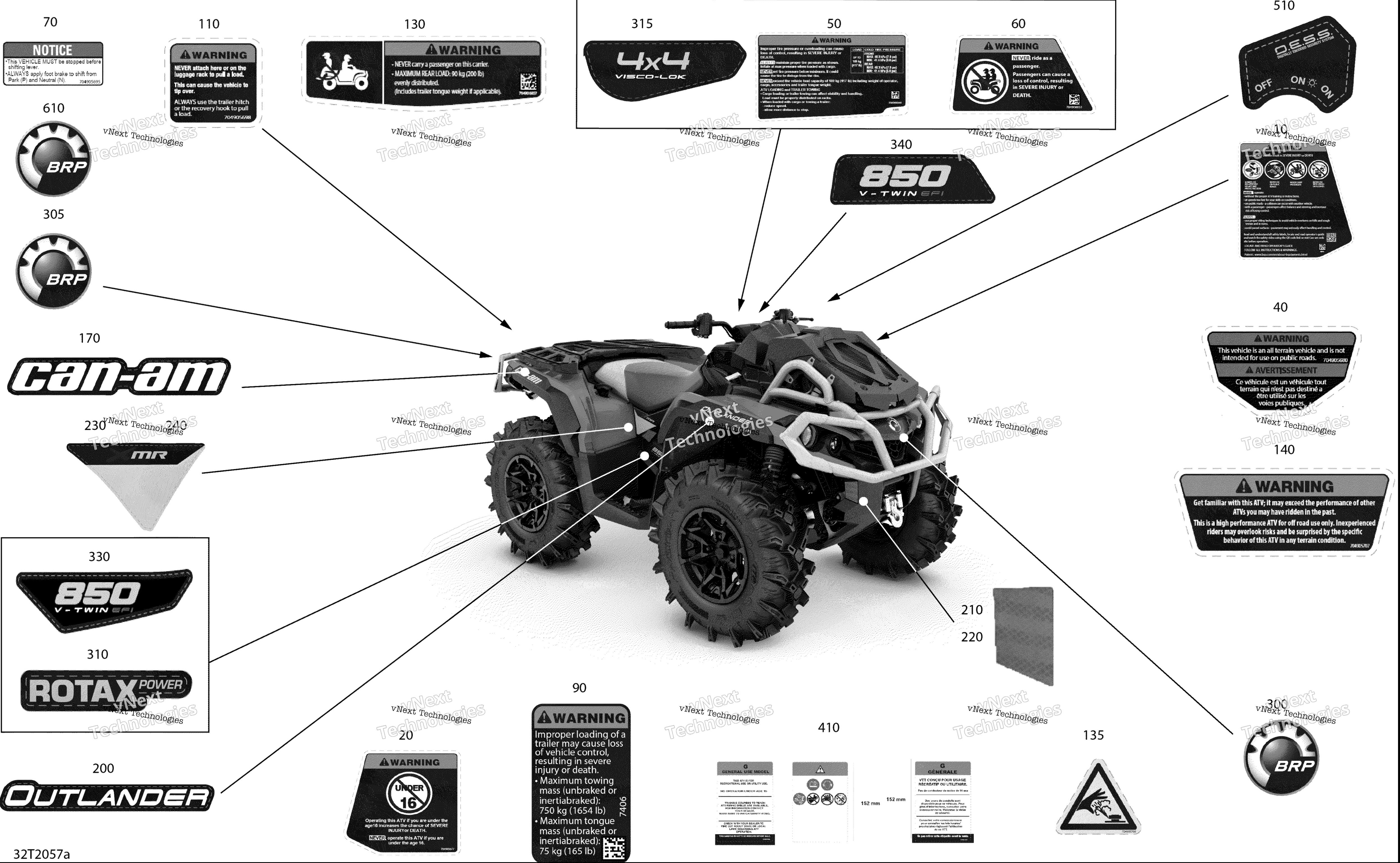 2020 Outlander 850 EFI - XMR - North America