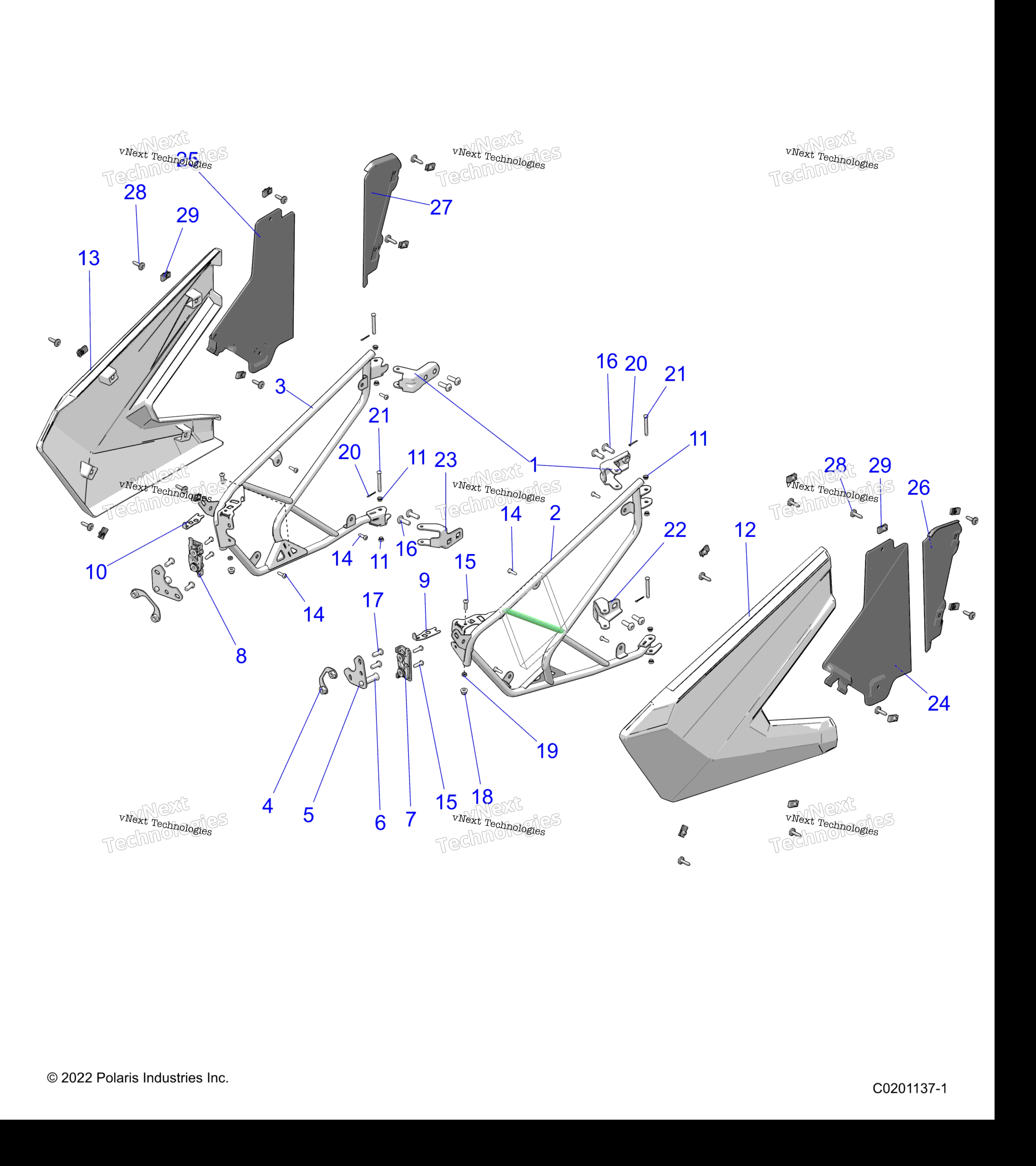2025 RZR 200 EVAP (Z25HCA18A4/A7/B4/B7)