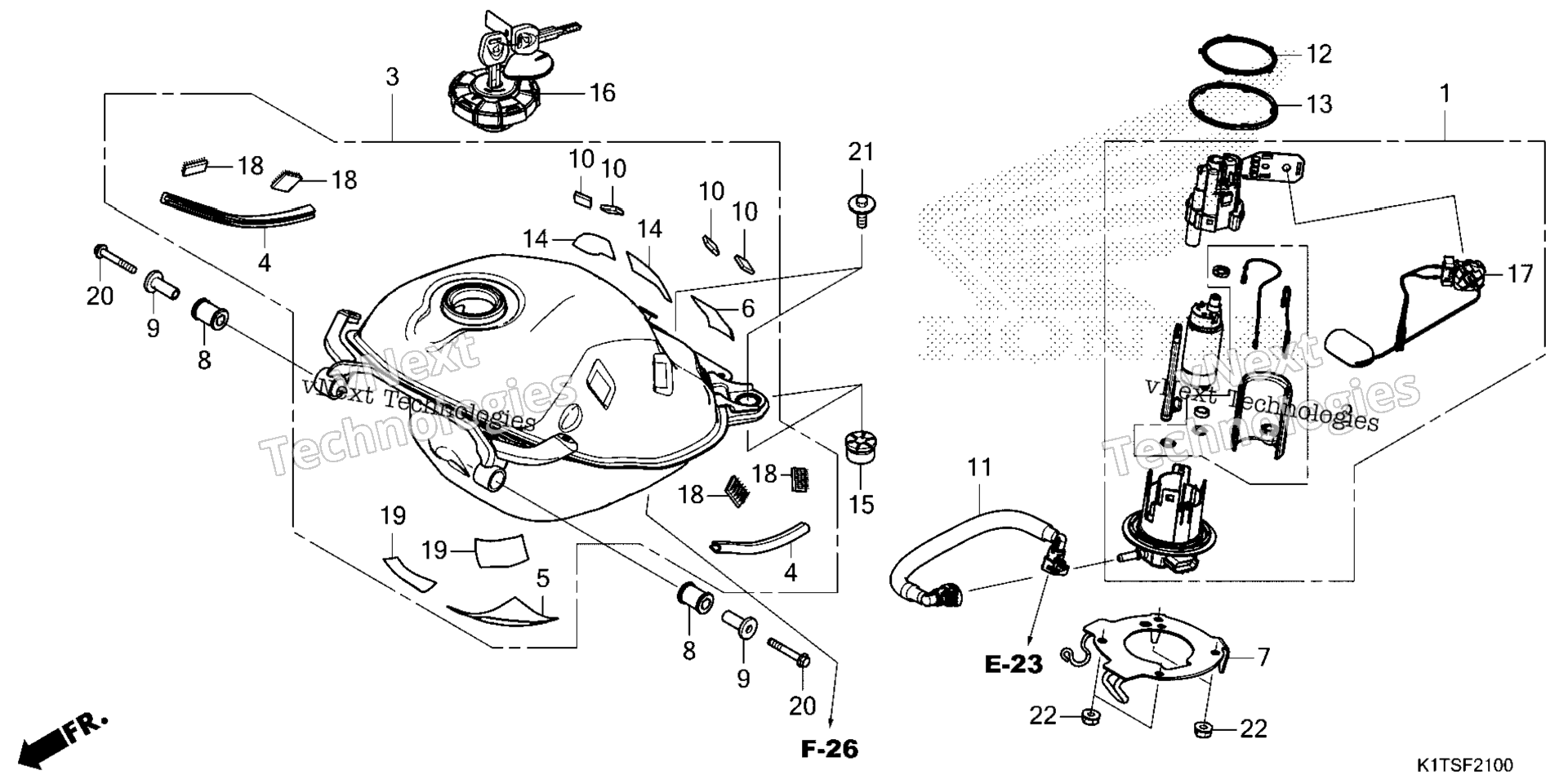 2025 CRF300LDAAC (VIN# MLHND167-S5200001 To MLHND167-S5299999)