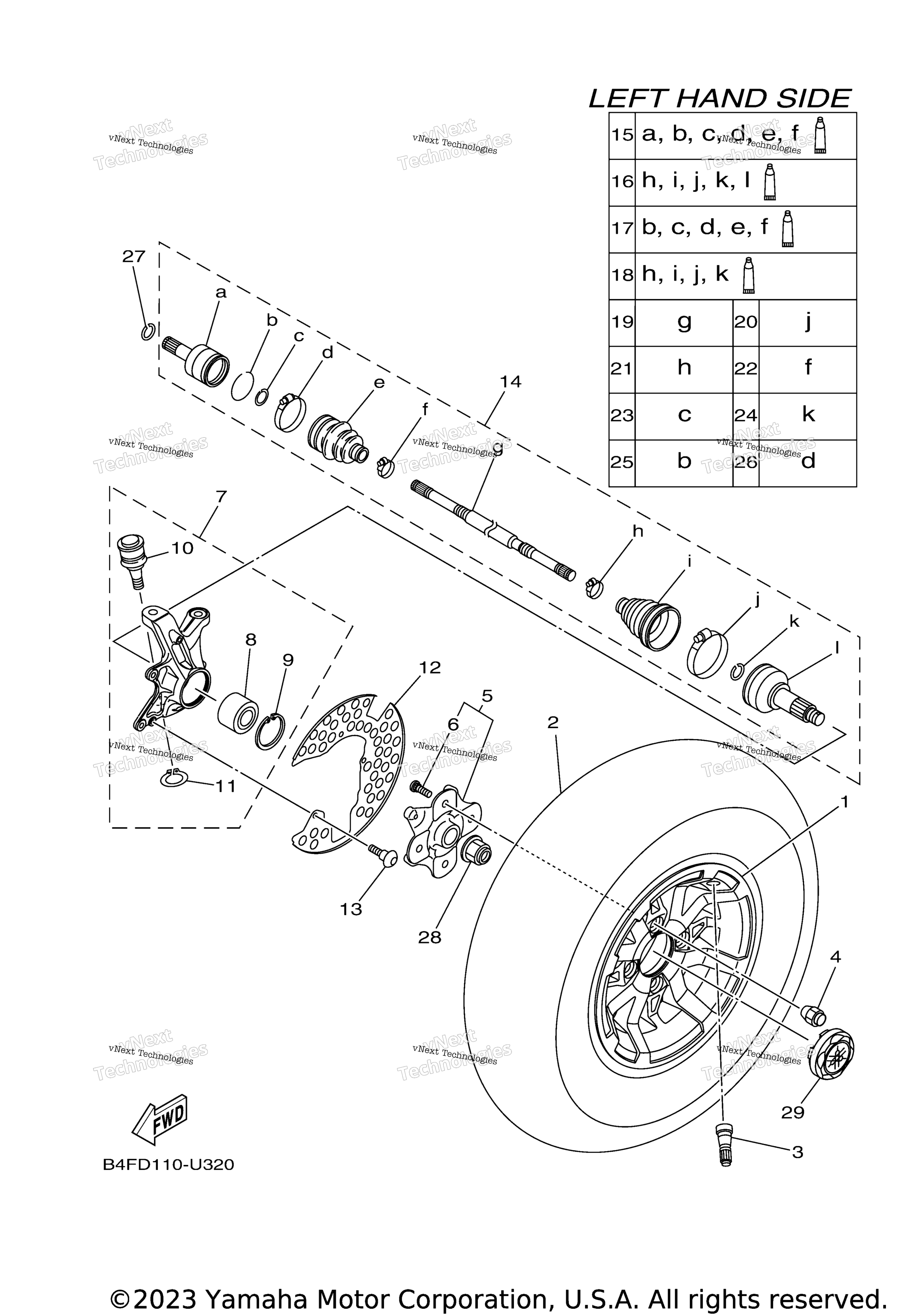2024 GRIZZLY EPS (YFM70GPARW)