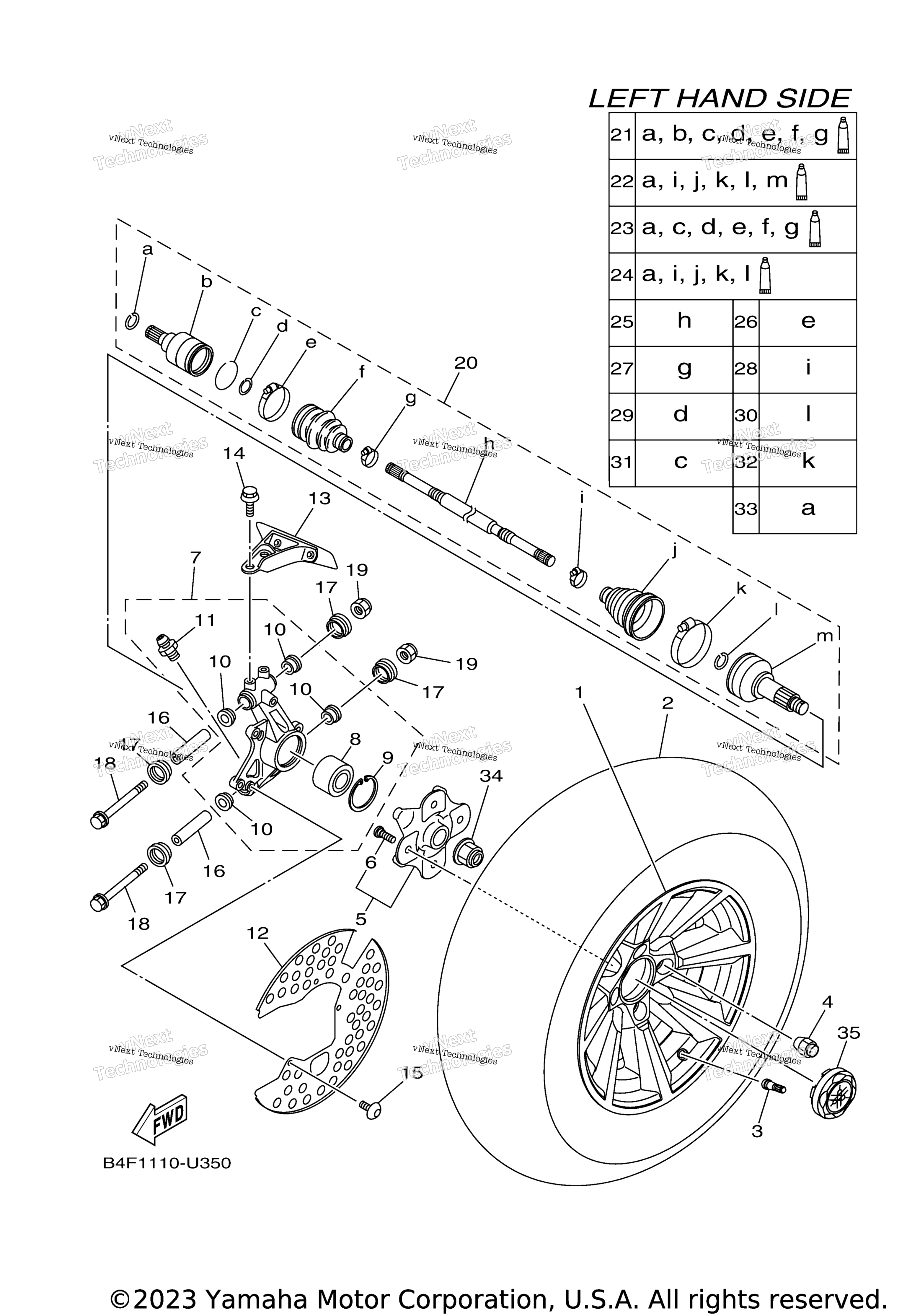 2024 GRIZZLY EPS HUNTING (YFM70GPHRH)