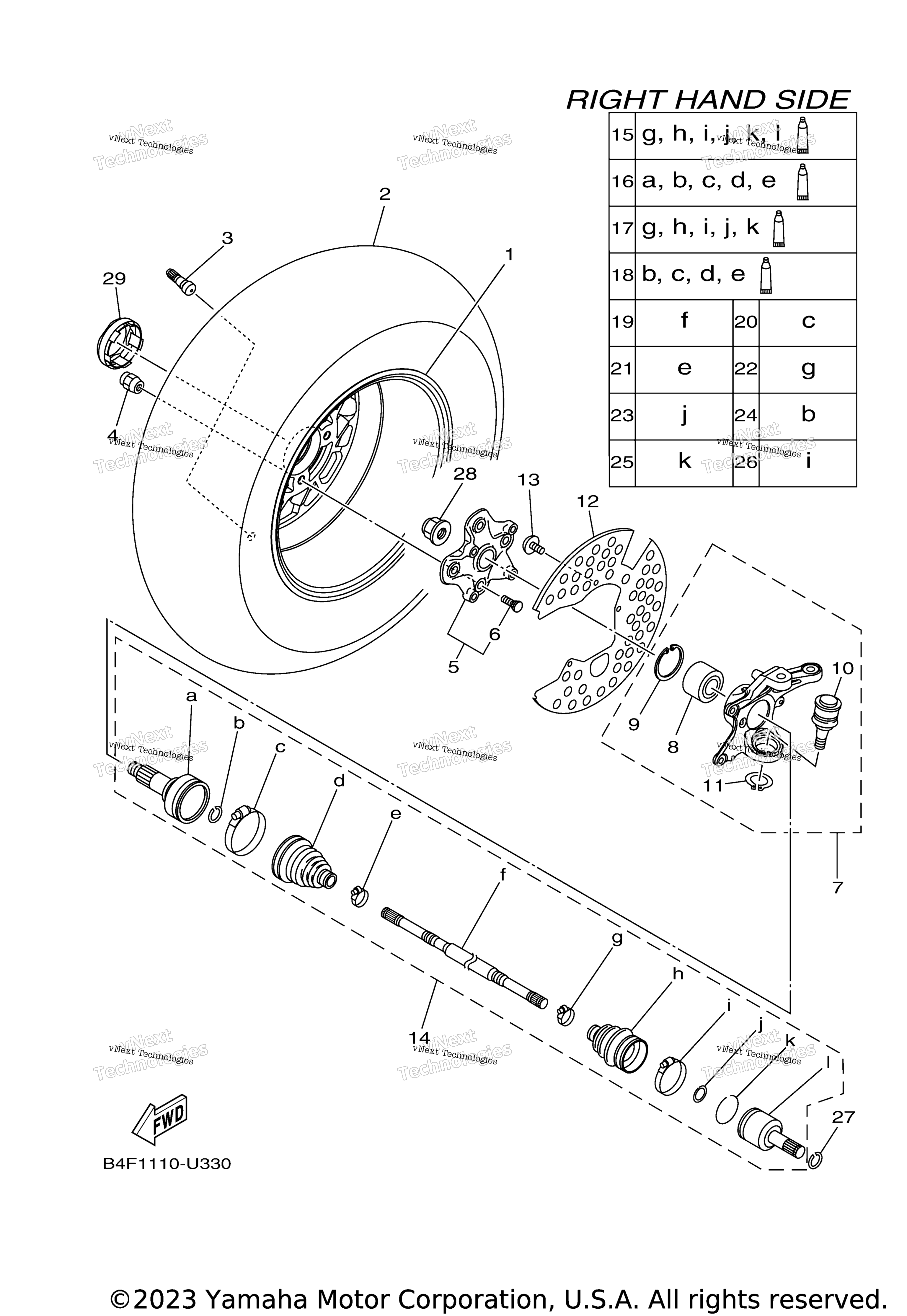 2024 GRIZZLY EPS XT R (YFM70GPZRD)