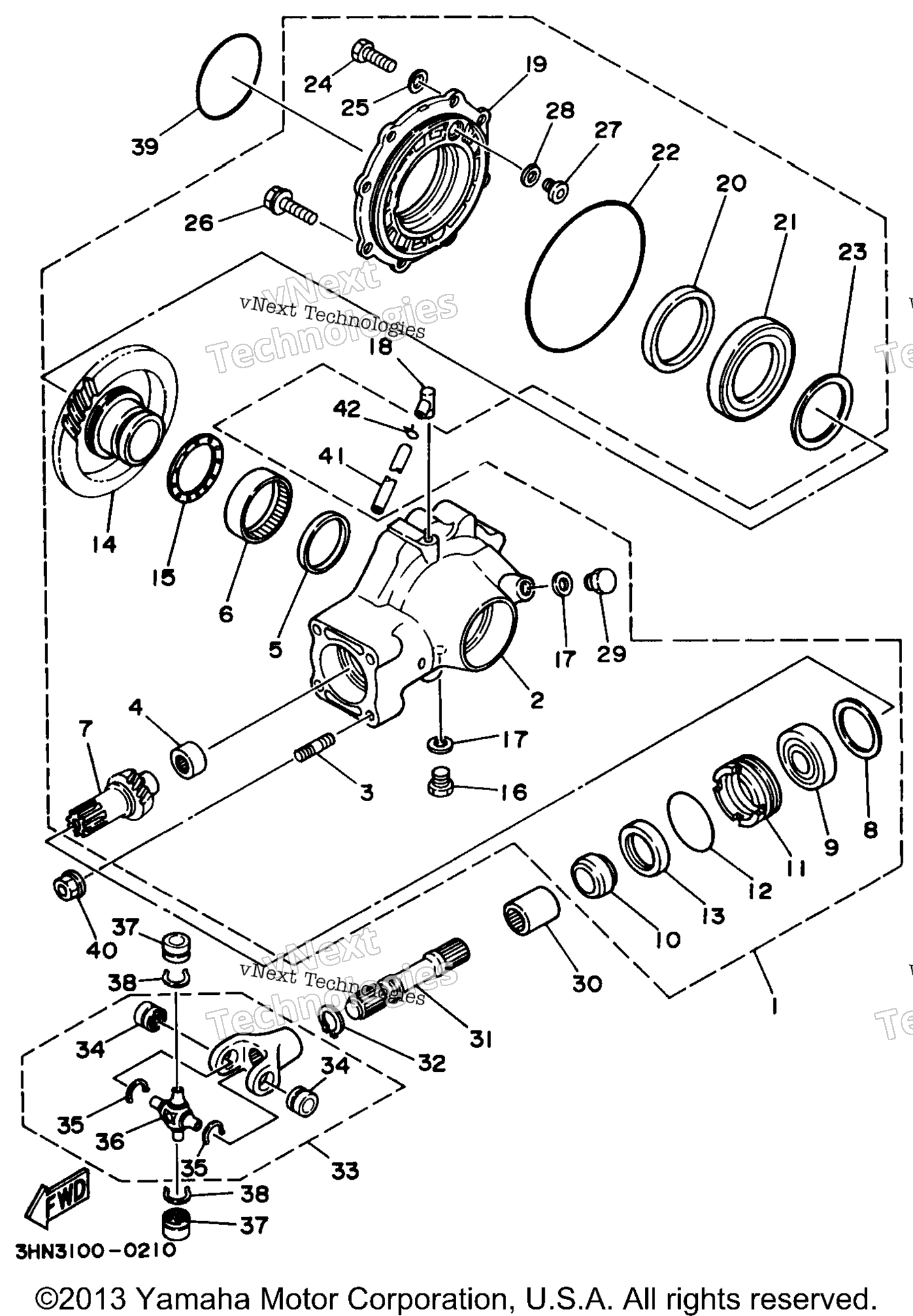 1996 BIG BEAR 2WD (YFM350UH_M)