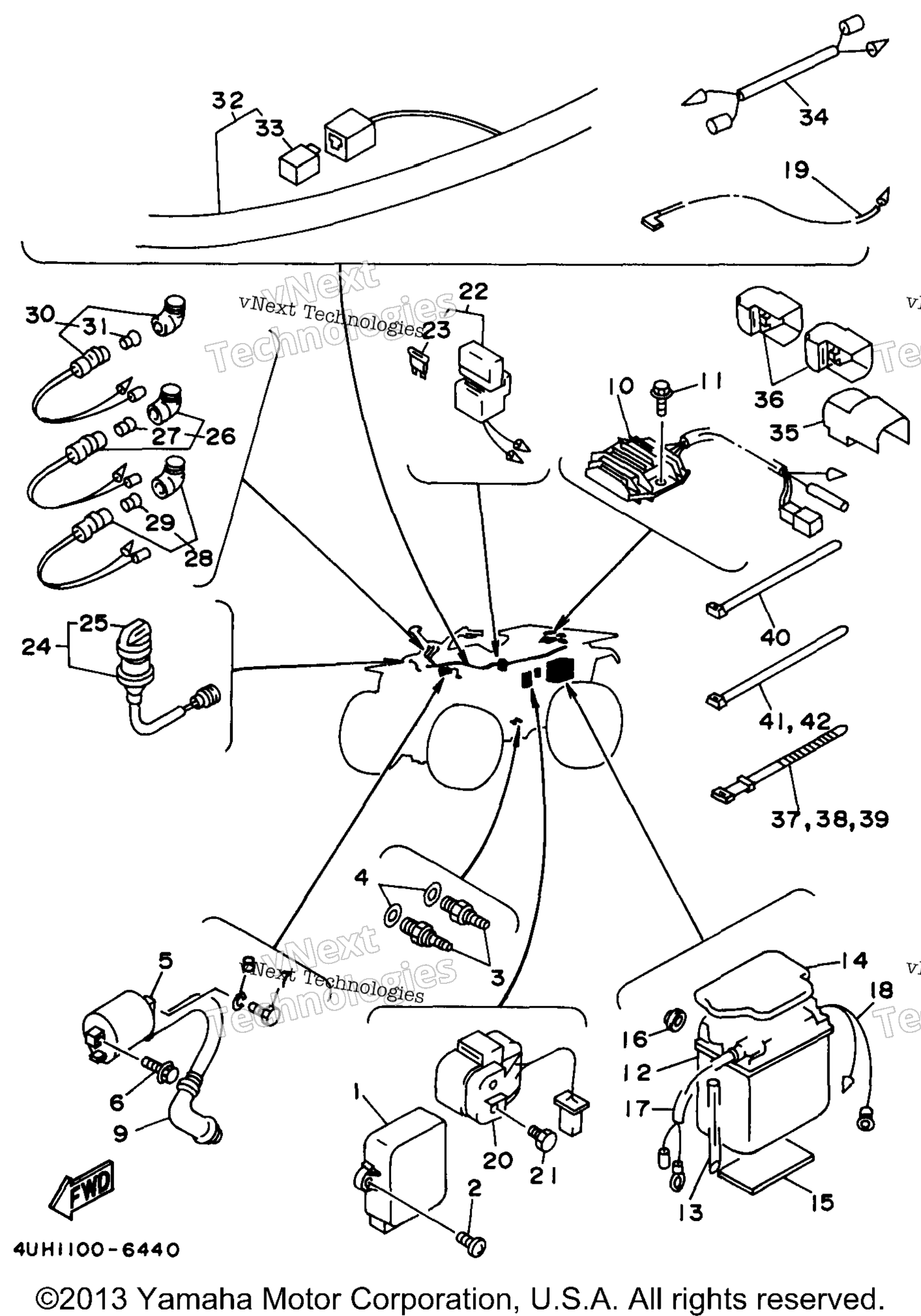 1996 BIG BEAR 2WD (YFM350UH)