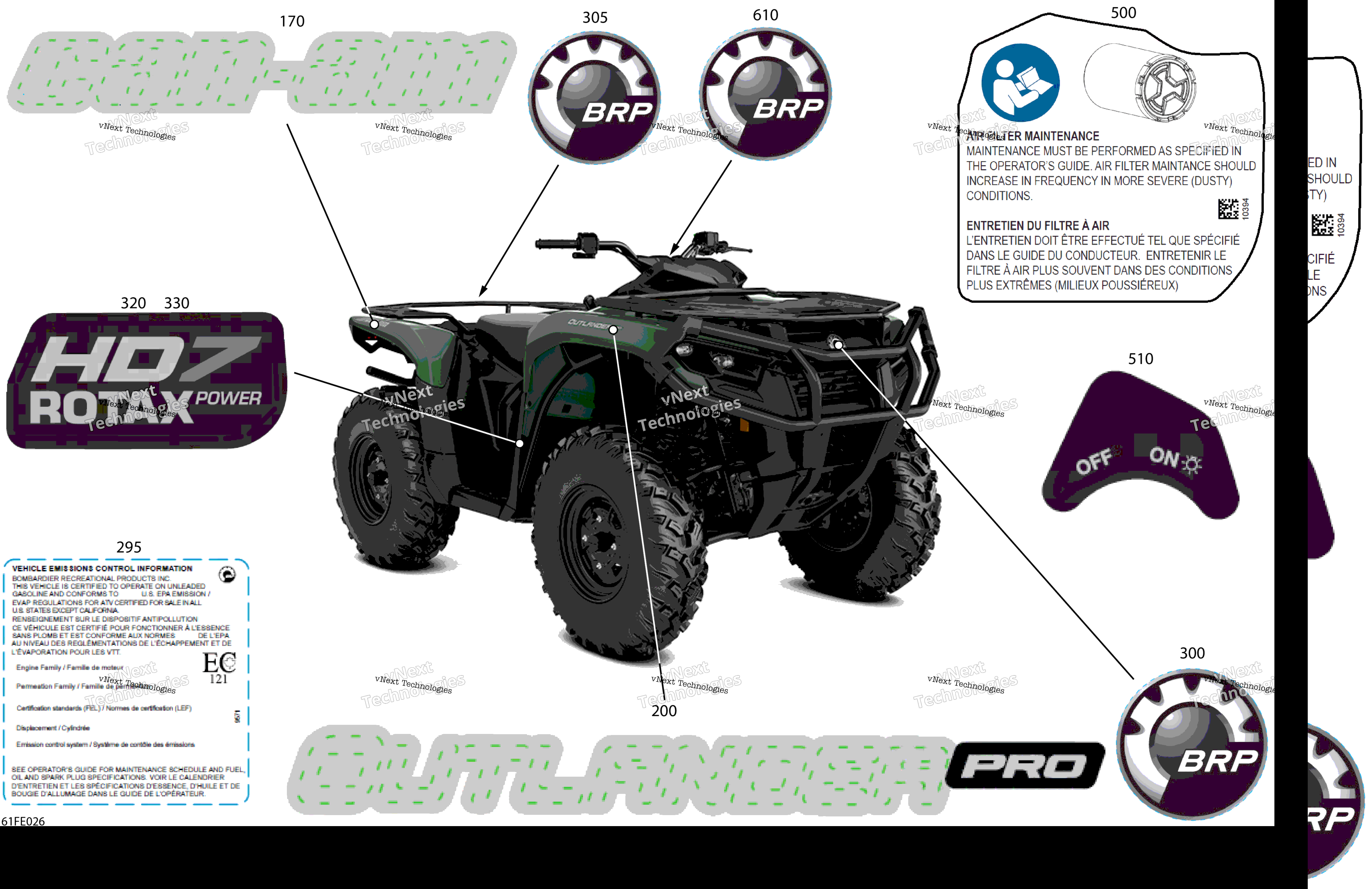 2025 OUTL-PRO - 4X4 - STD - HD7 - 1JSB - Compass Green