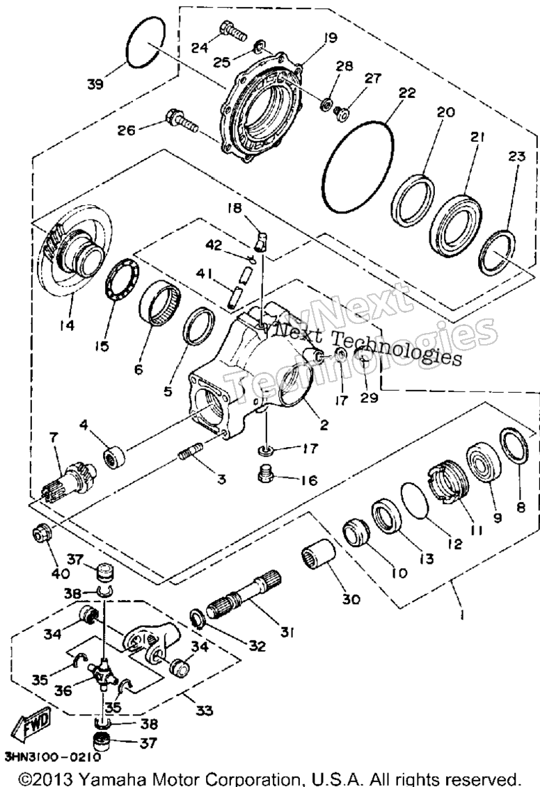 1990 BIG BEAR 4WD (YFM350FWA)
