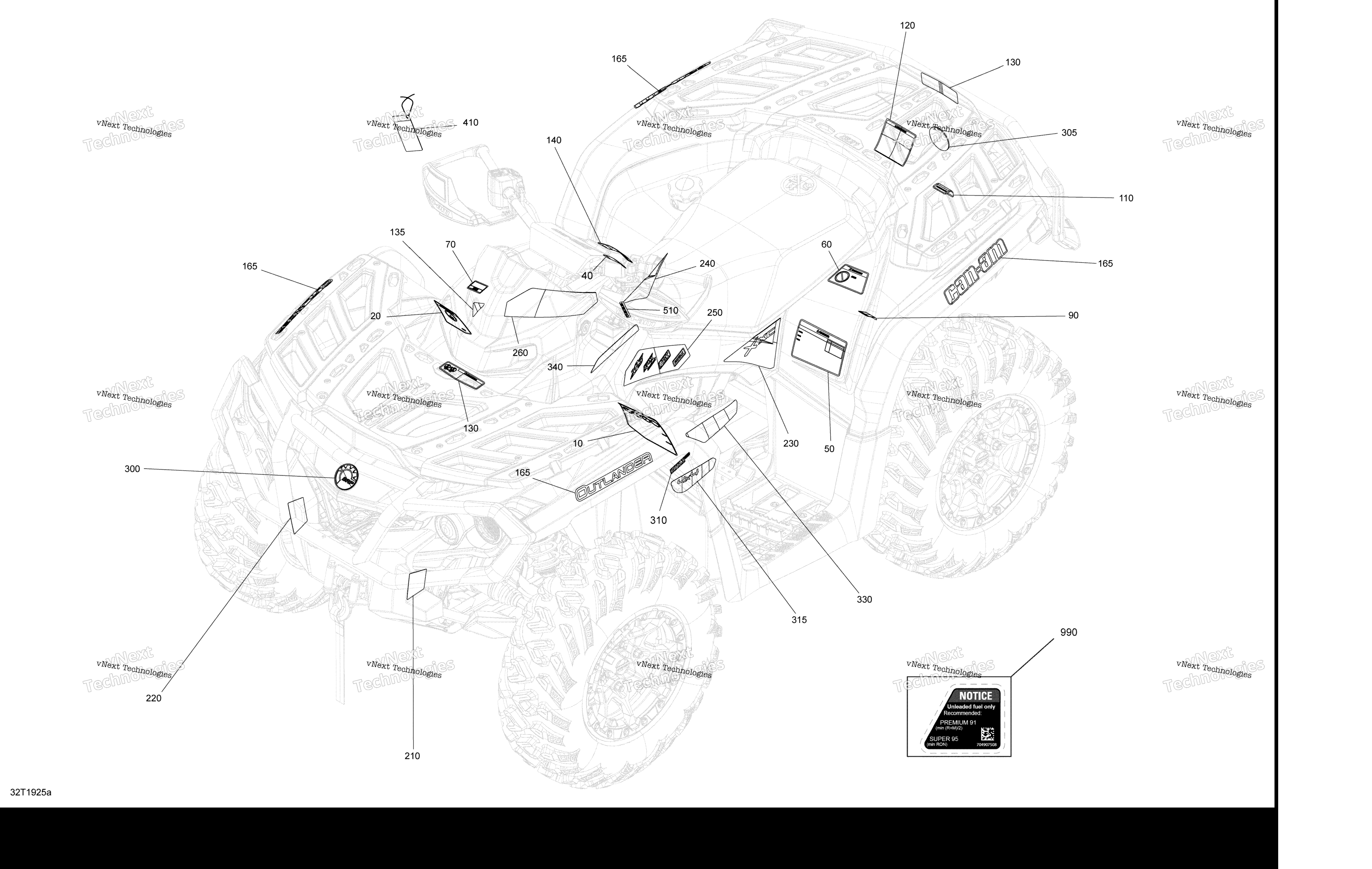 2019 Outlander 1000R EFI - North America