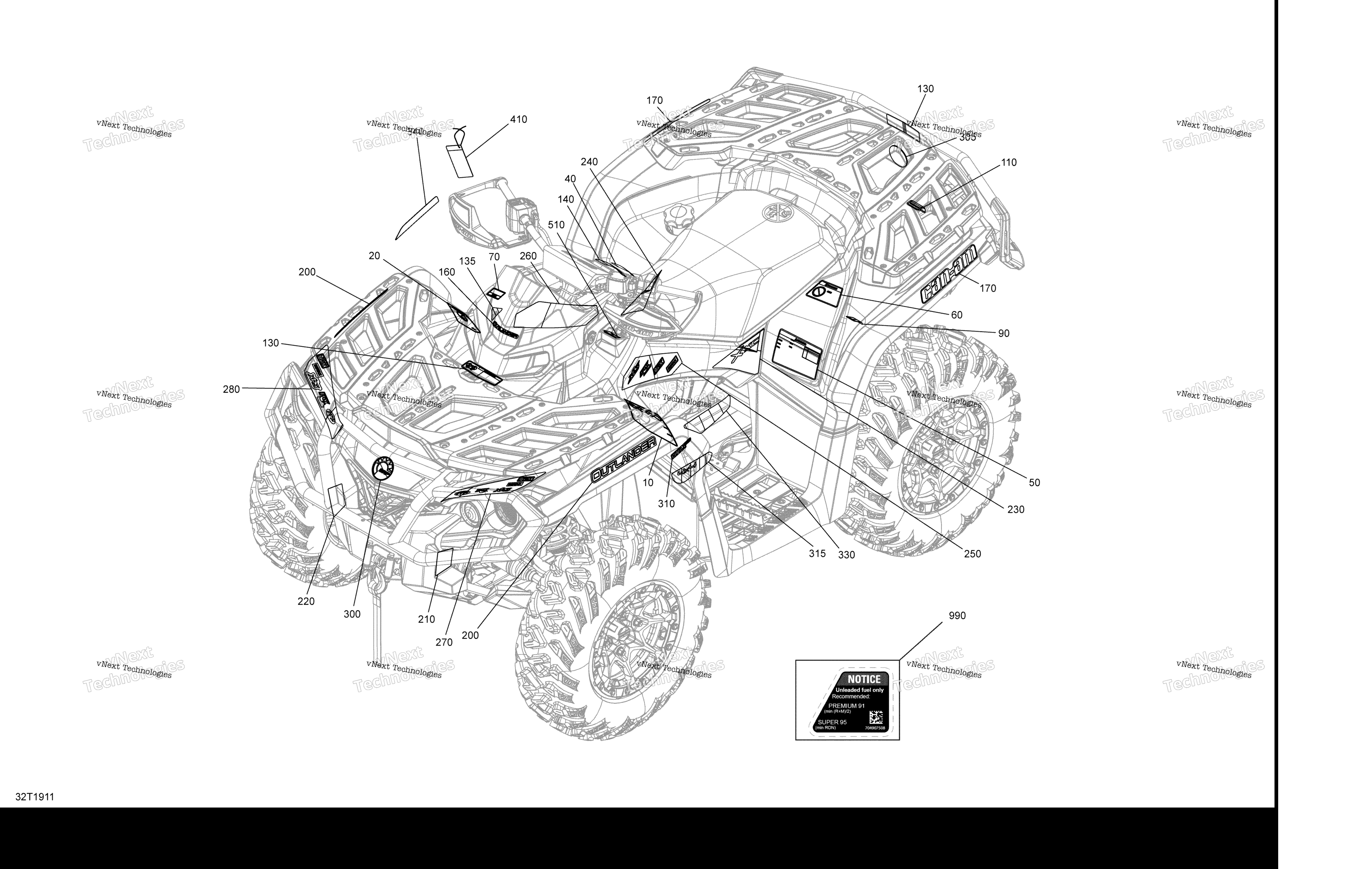 2019 Outlander 1000R EFI - North America
