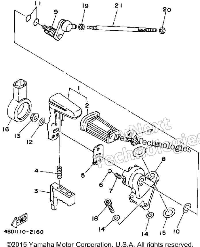 1992 TIMBERWOLF 2WD (YFB250D_MN)