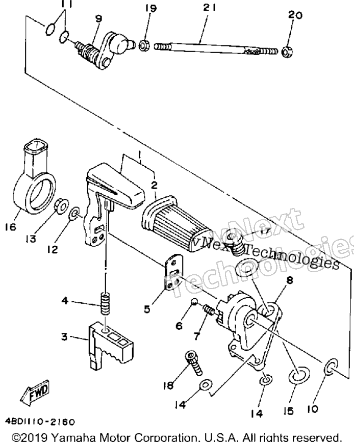 1992 TIMBERWOLF 2WD (YFB250D)