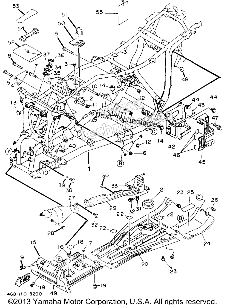 1993 KODIAK 4WD (YFM400FWE_)