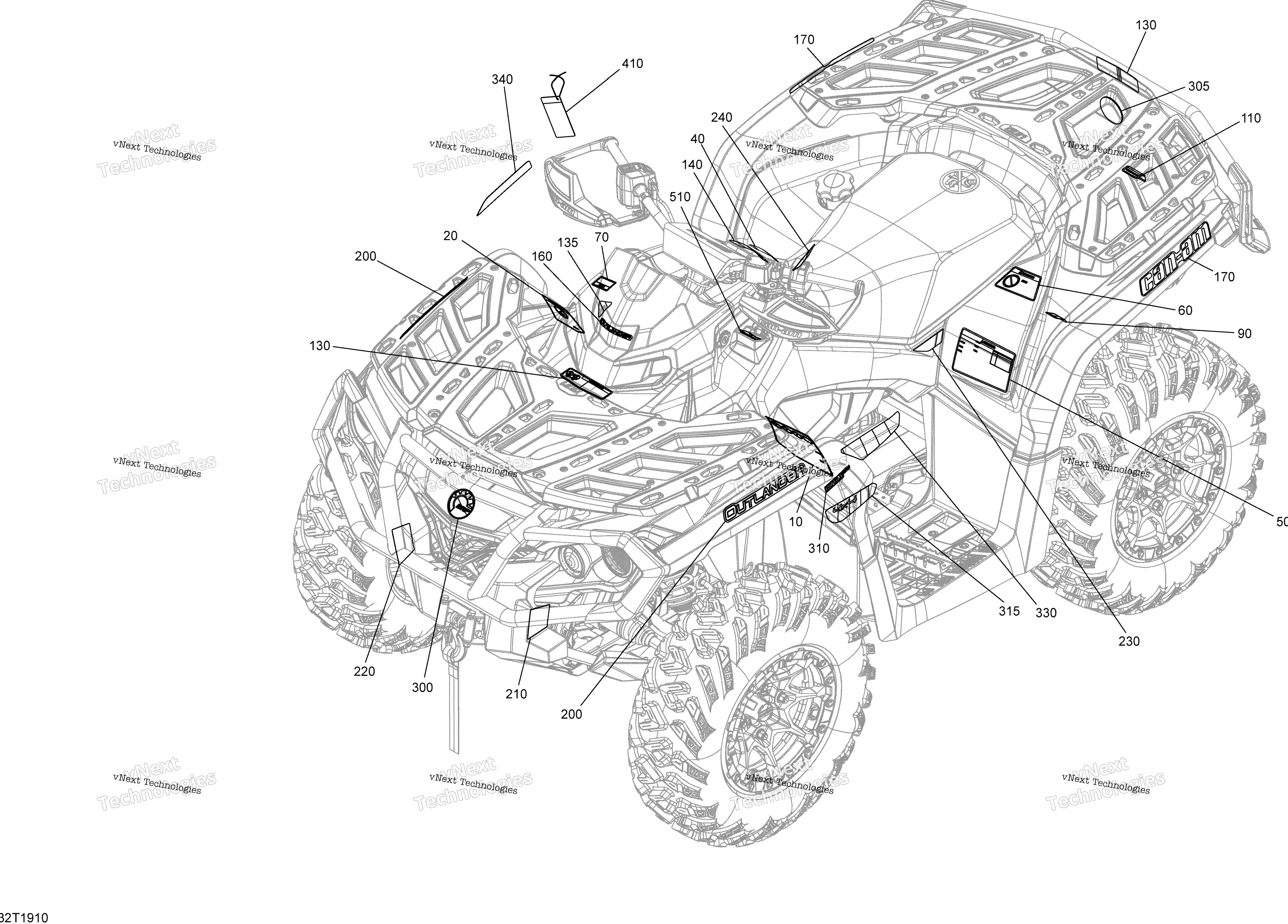 2019 Outlander 850 EFI - North America XMR