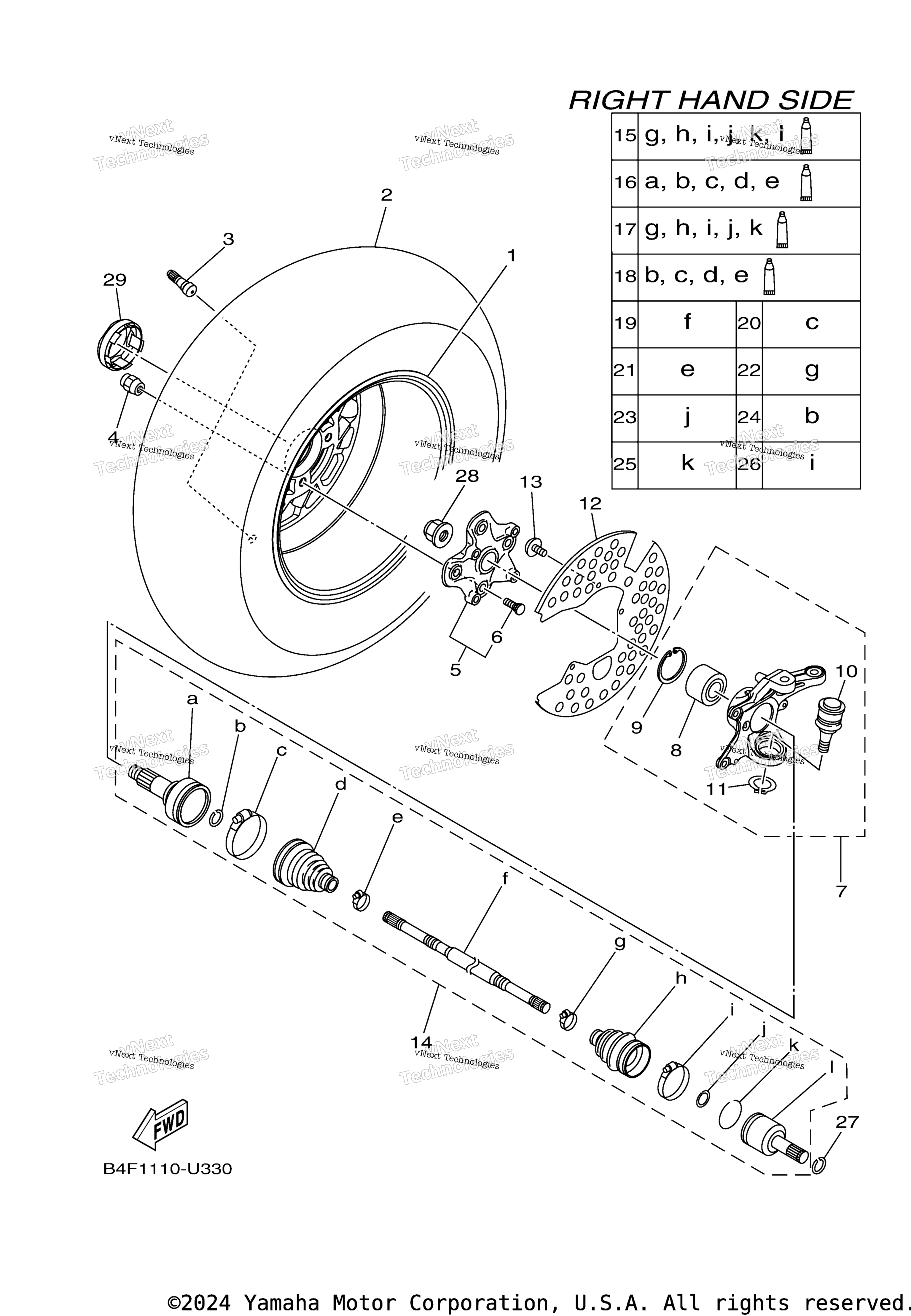2026 GRIZZLY EPS XT R (YFM70GPZTM)