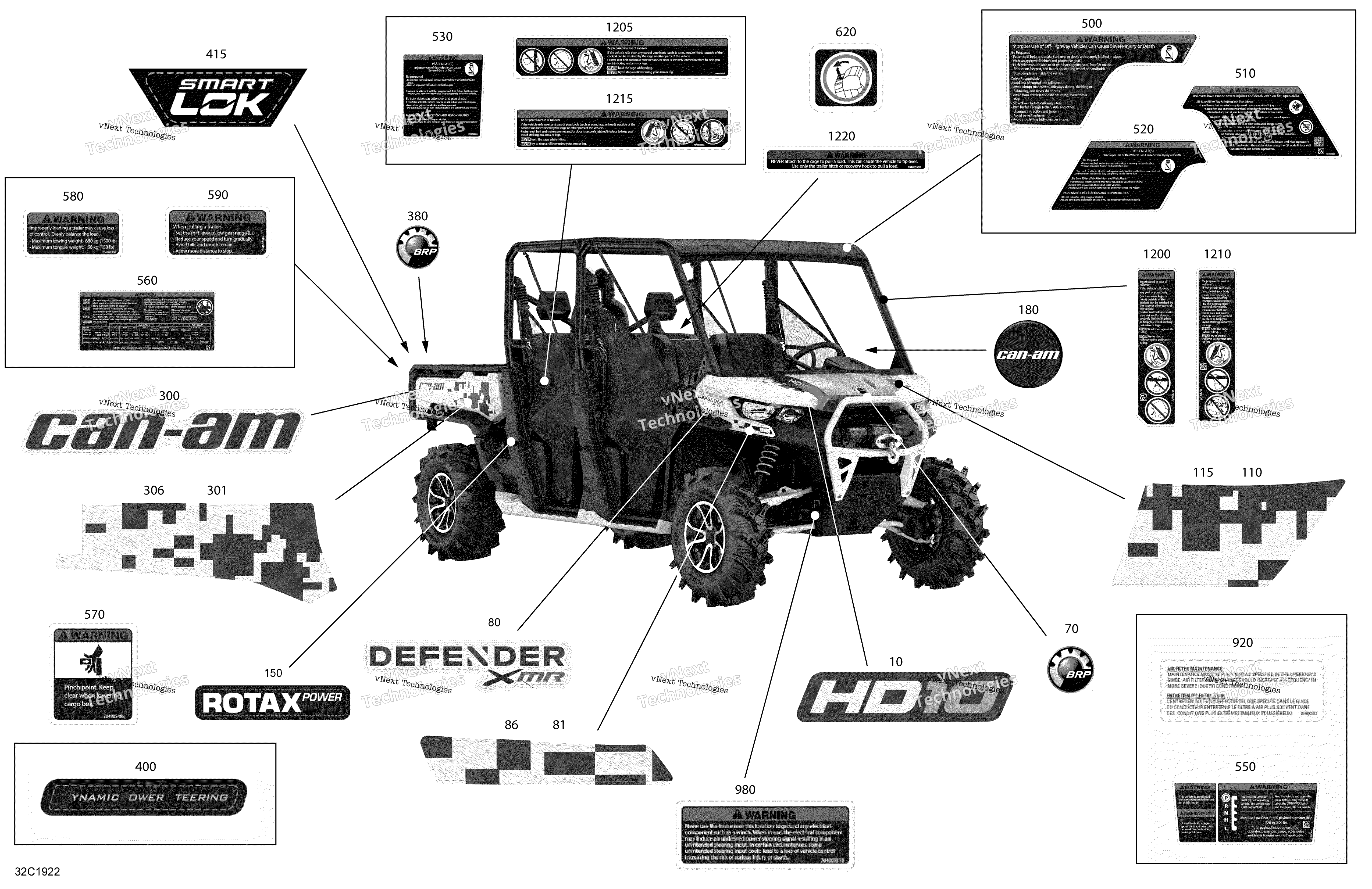 2019 Defender MAX HD10 - XMR