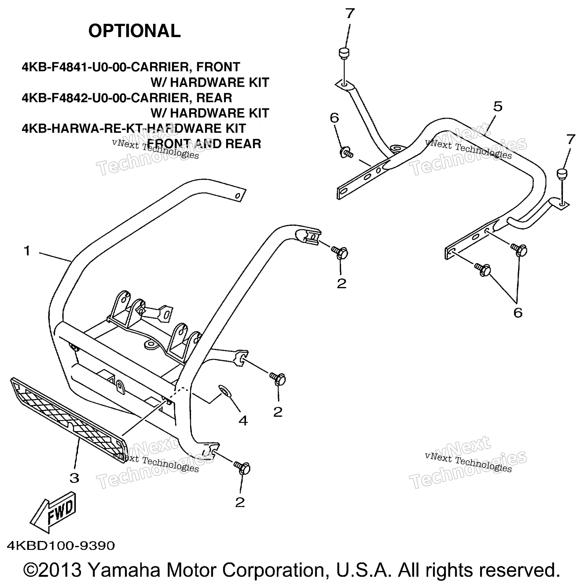 1999 WOLVERINE 4WD (YFM350FXL)