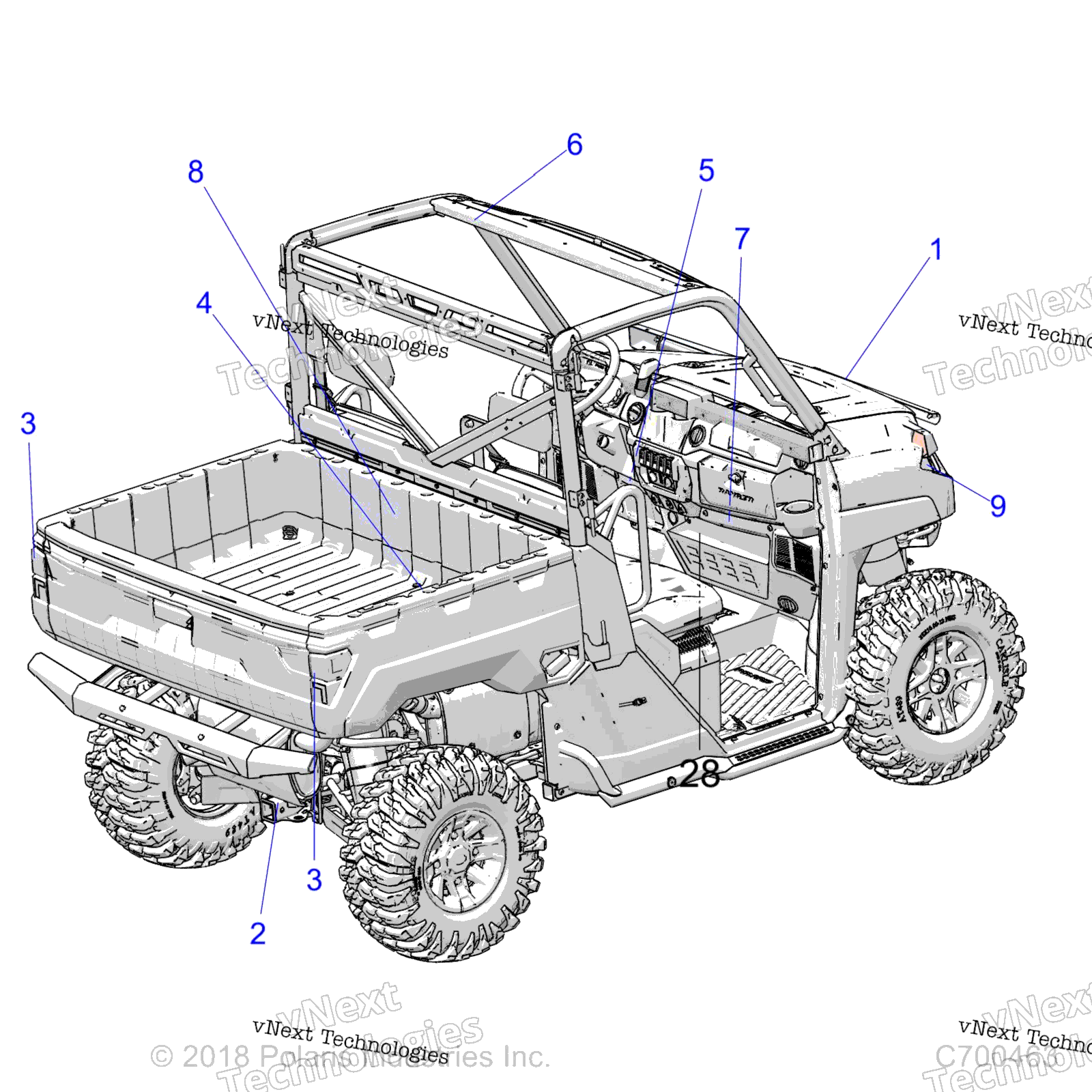 2019 RANGER 1000 49/50S FACTORY CHOICE (R19RRE99A/B)