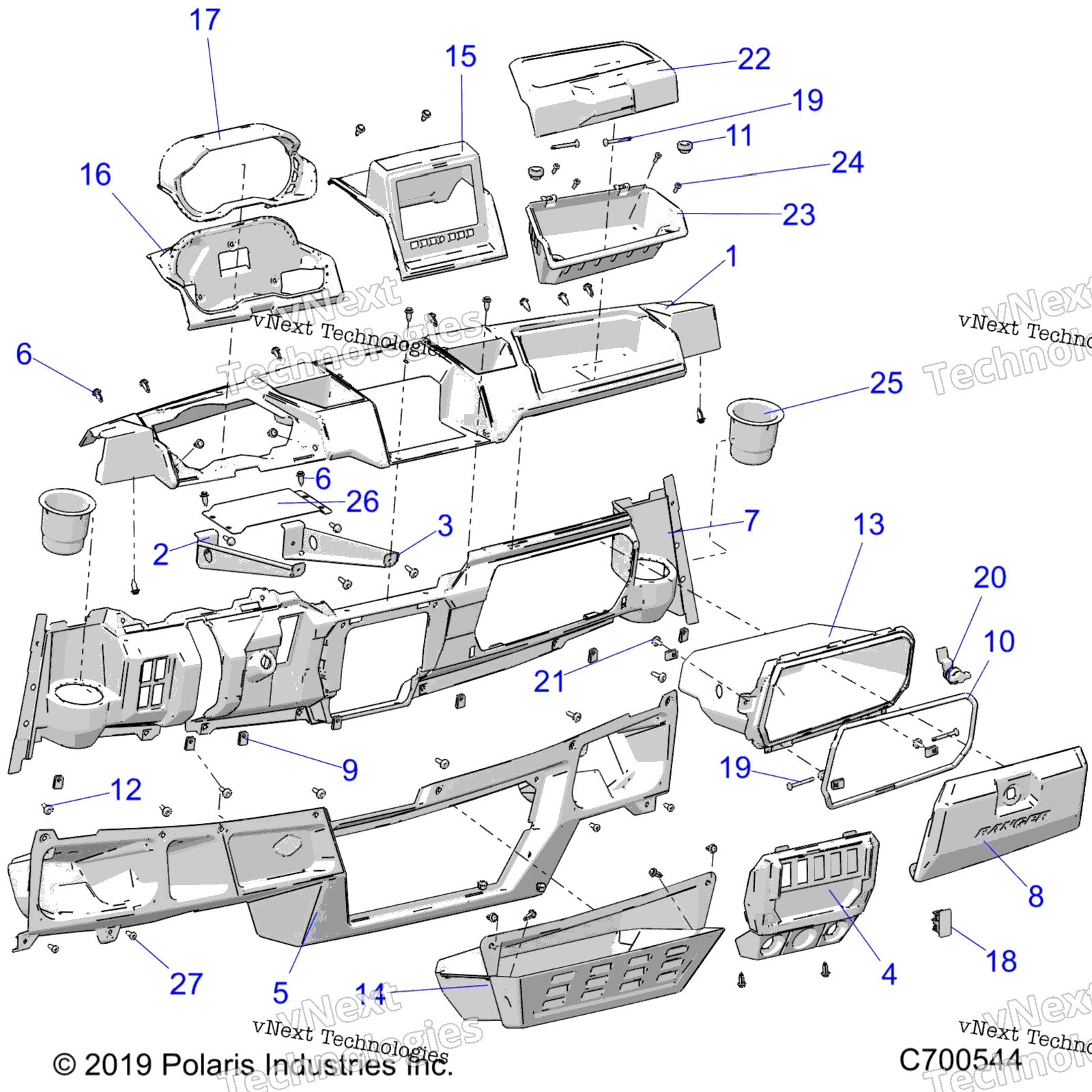 2019 RANGER 1000 CREW 49S FACTORY CHOICE (R19RSE99A)