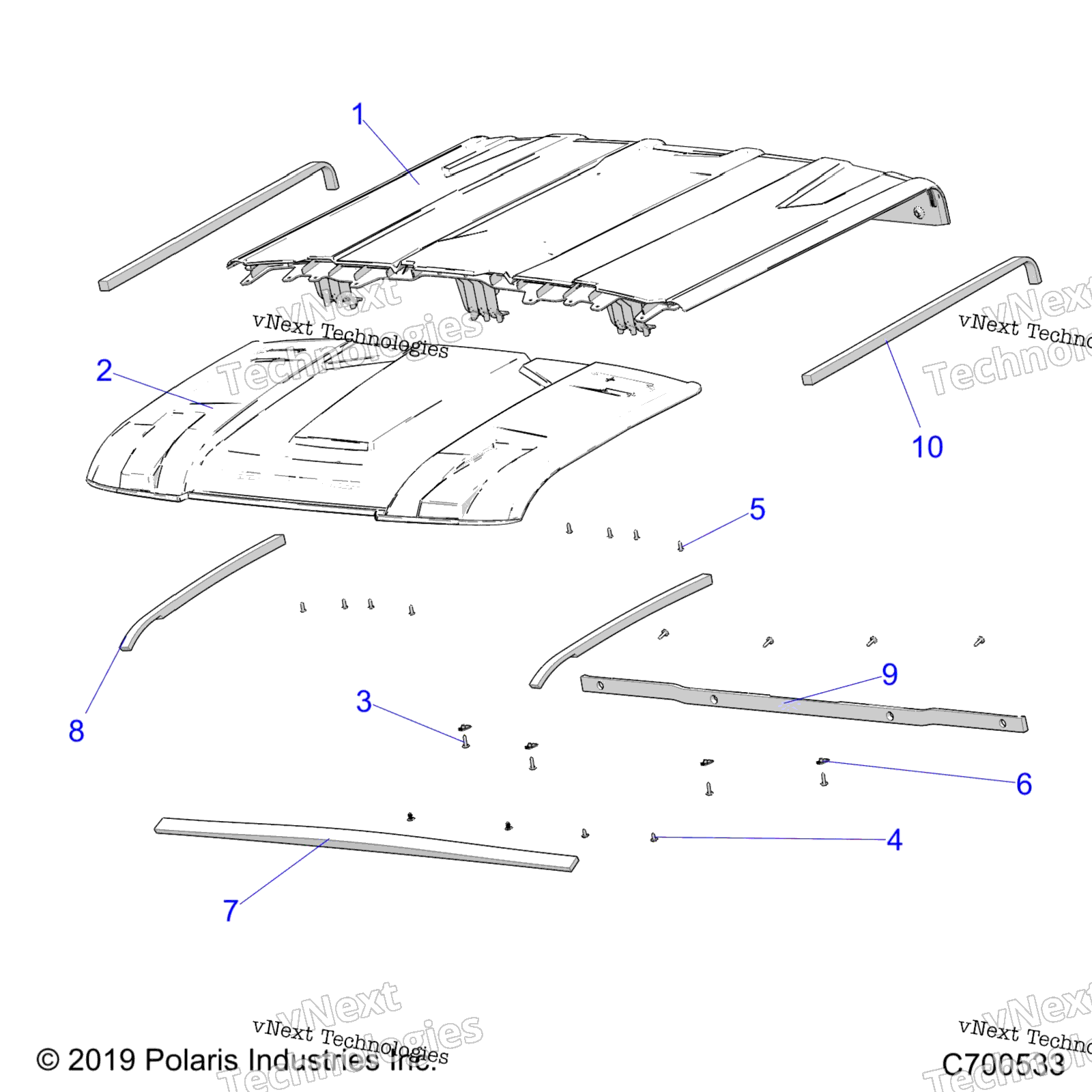 2019 RANGER 1000 CREW 49S FACTORY CHOICE (R19RSE99A)