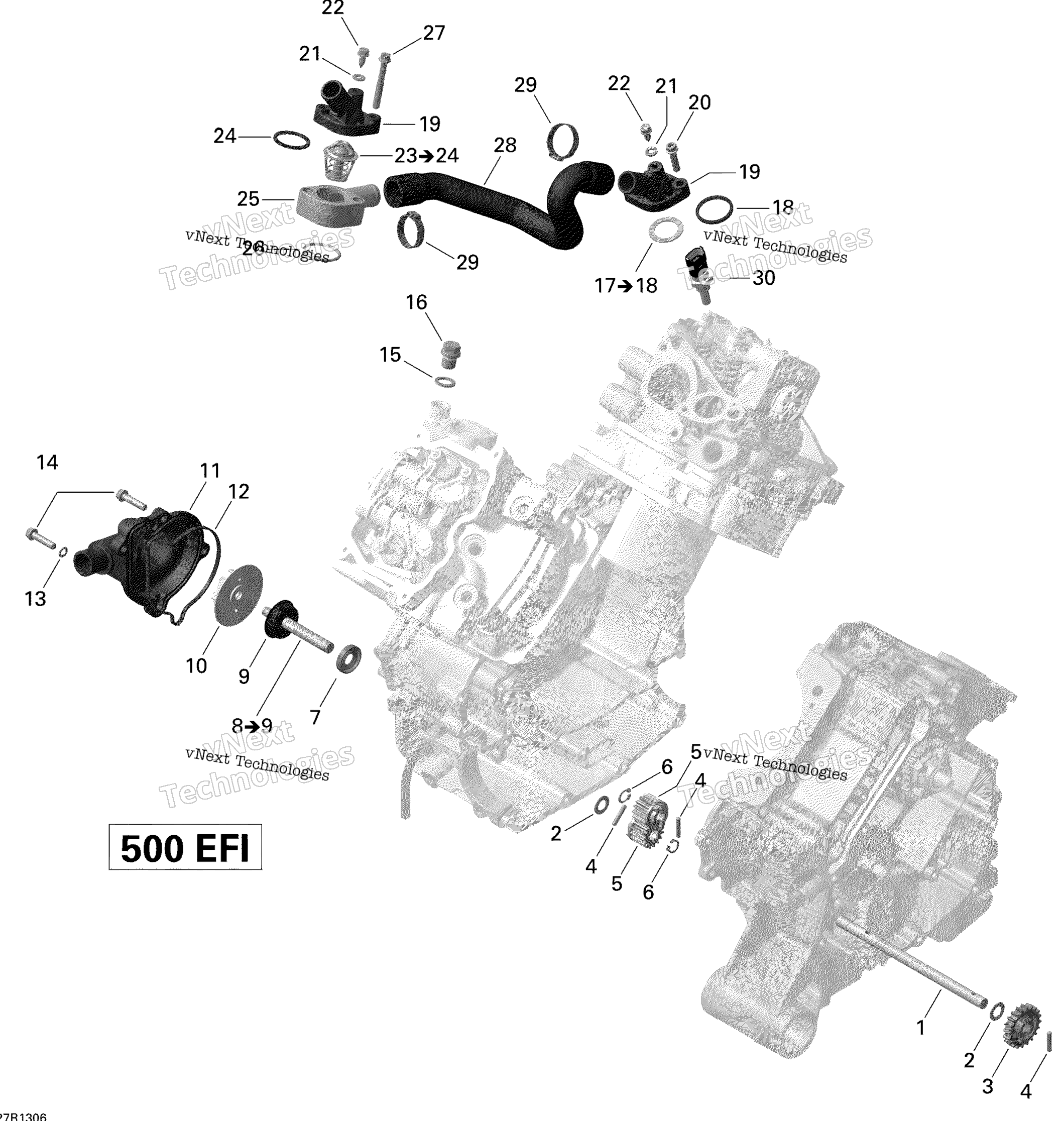 2013 OUTLANDER MAX 500EFI STD, DPS & XT