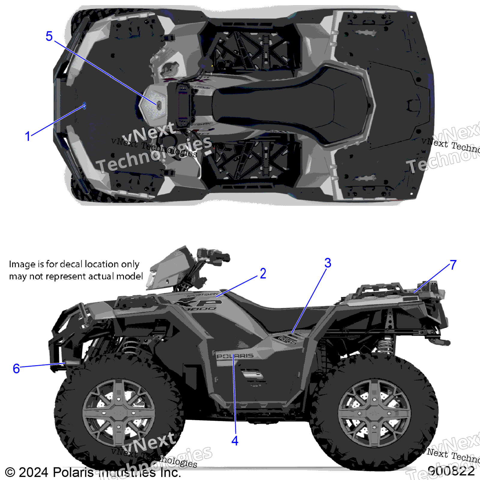 2025 SPORTSMAN 1000 48" LE RIDE COMMAND (A25SXR95AM)
