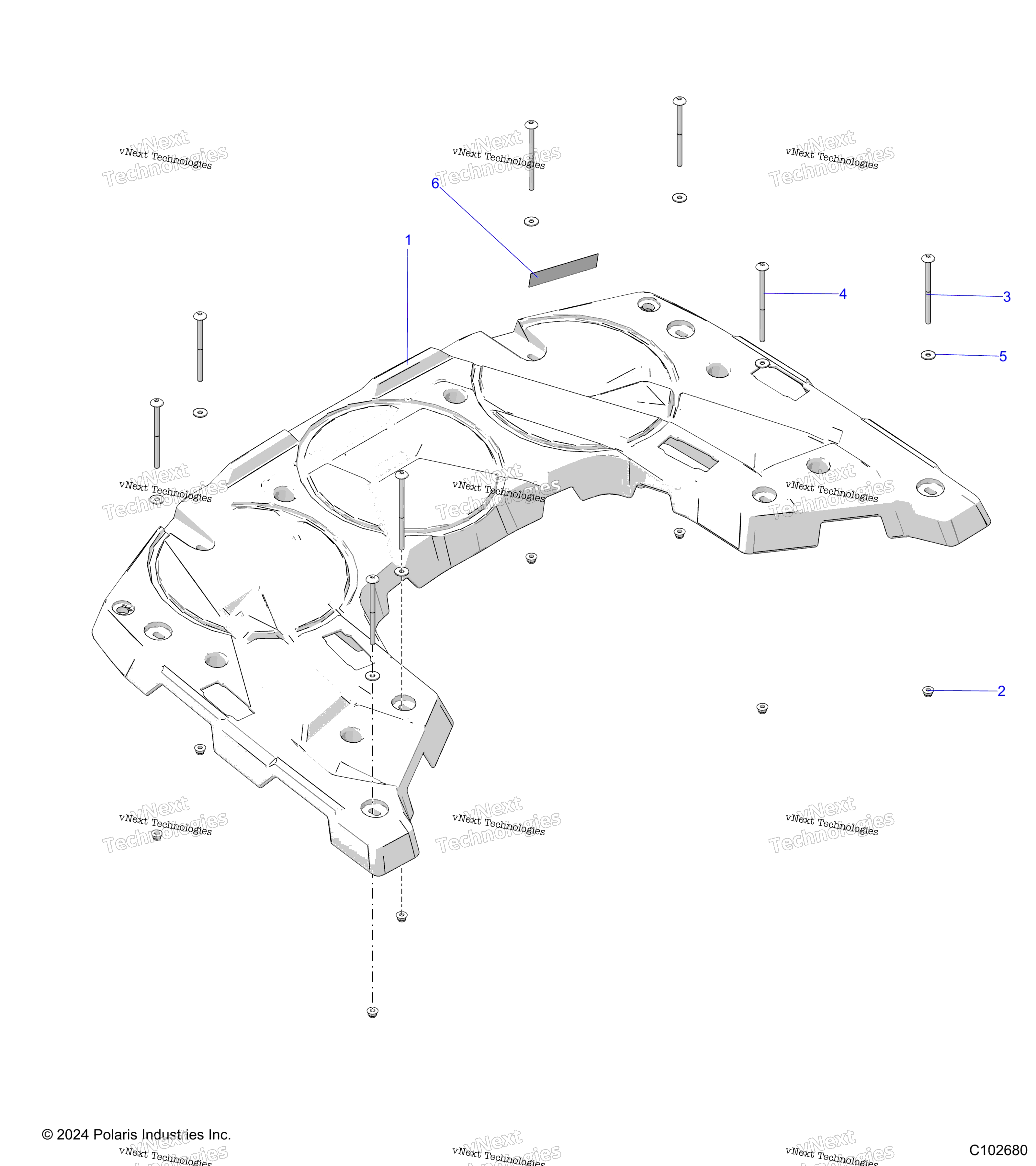 2025 SPORTSMAN 570 EPS (A25SEE57A1/A3/A6/A9/B1/B3/B6/B9)