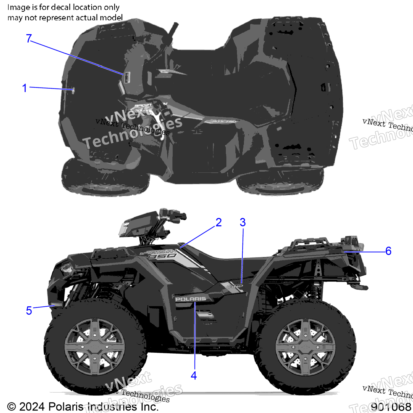 2025 SPORTSMAN 850 EPS 48" (A25SXE85A9/AM/AP)