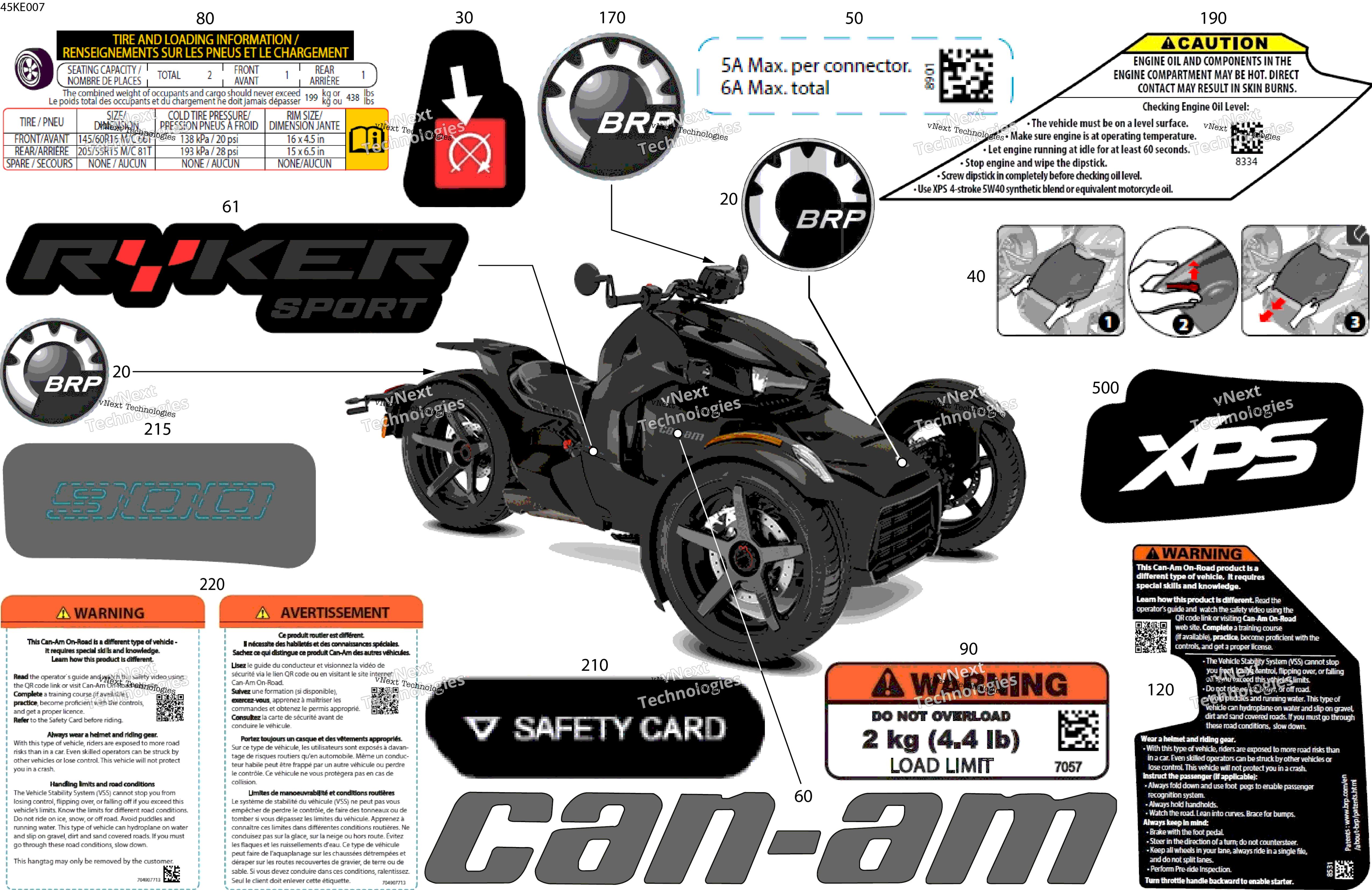 2025 RYKER - SPORT - 900 ACE - F5SC - CARB - Deep Black