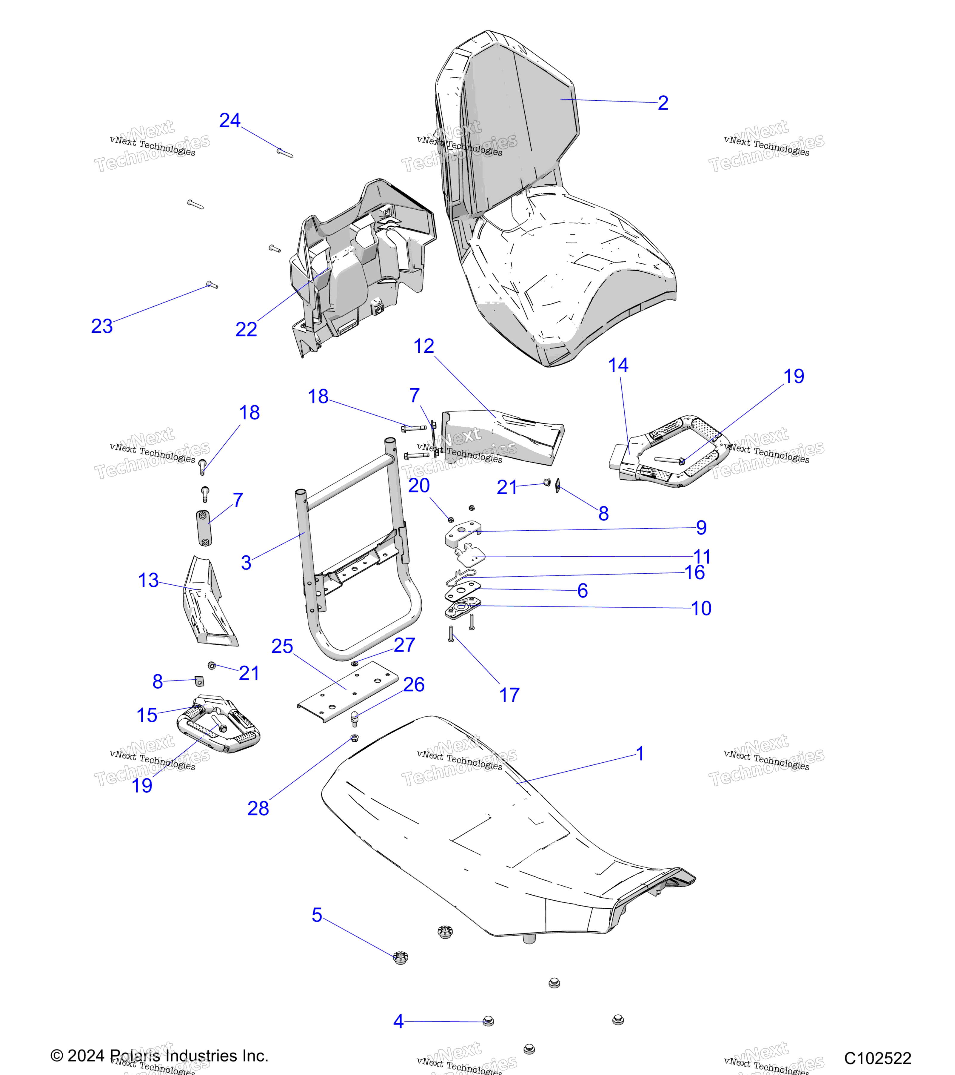 2025 SPORTSMAN TOURING 570 ULT (A25SJR57AM)