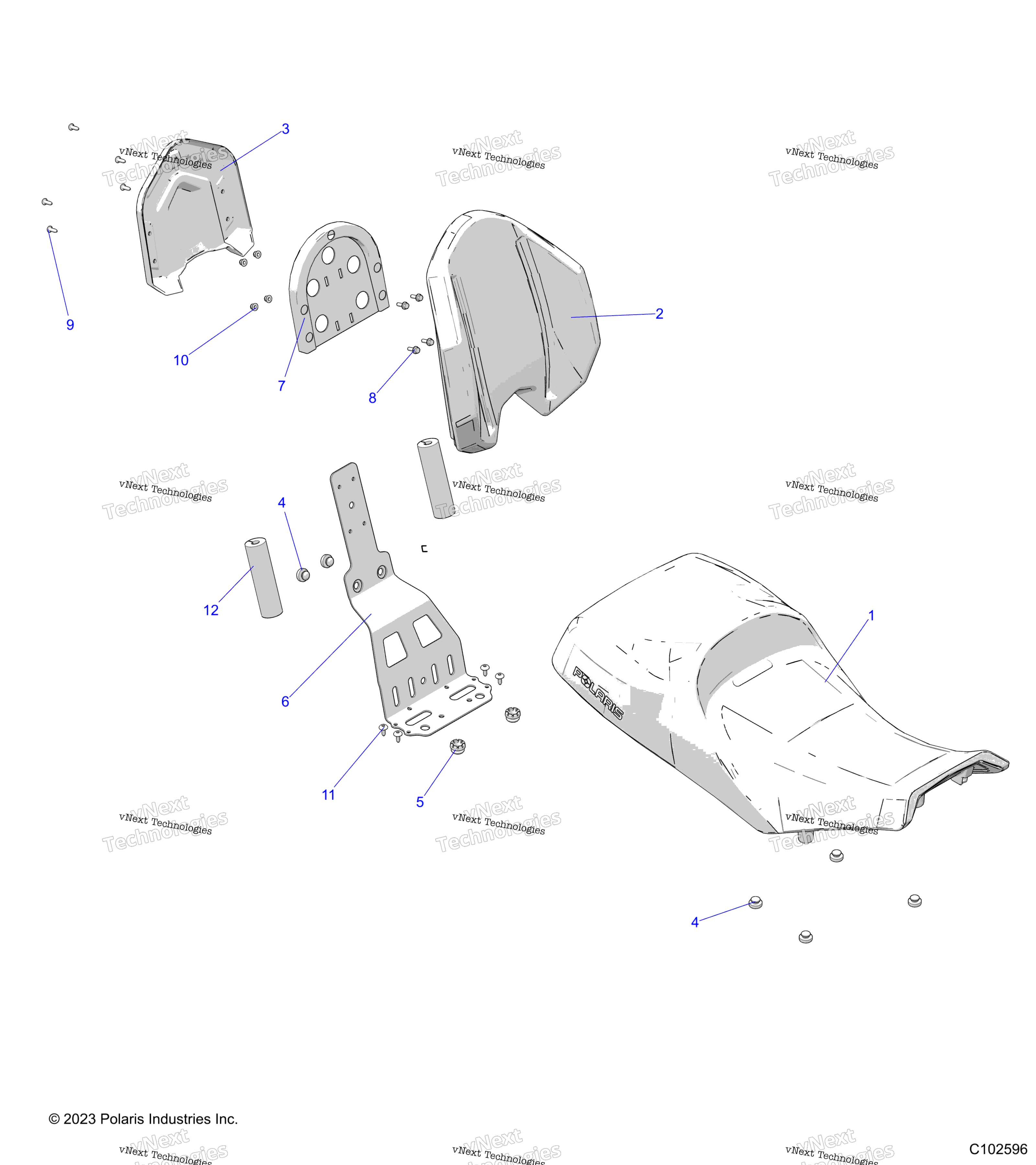 2024 SPORTSMAN TOURING 570 EPS (A24SDA57A5/E57A4)