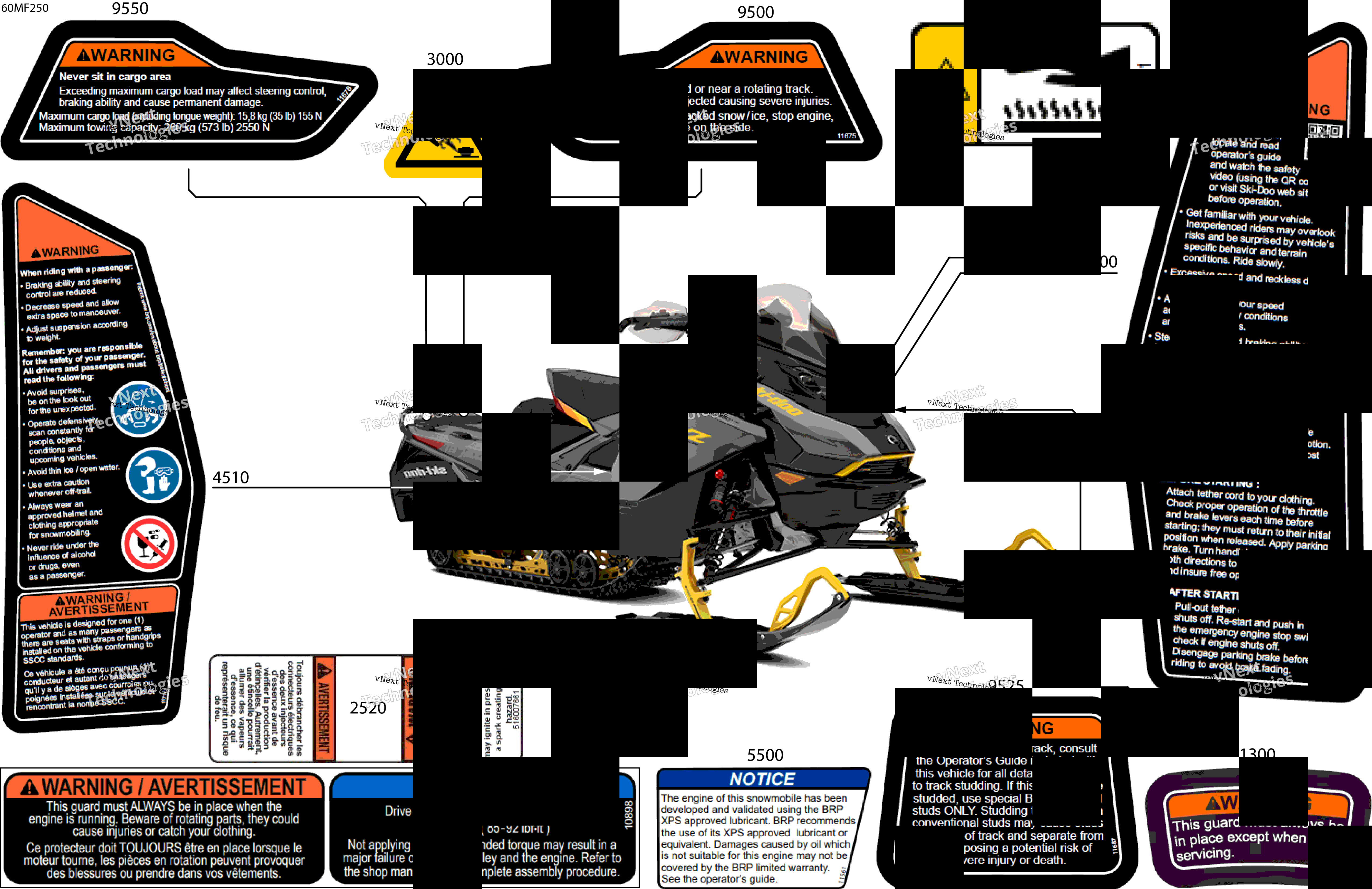 2026 MXZ - Adrenaline with Blizzard Package - 600R E -TEC - UETB - Monument Gray - 15X129X1.25IR Track