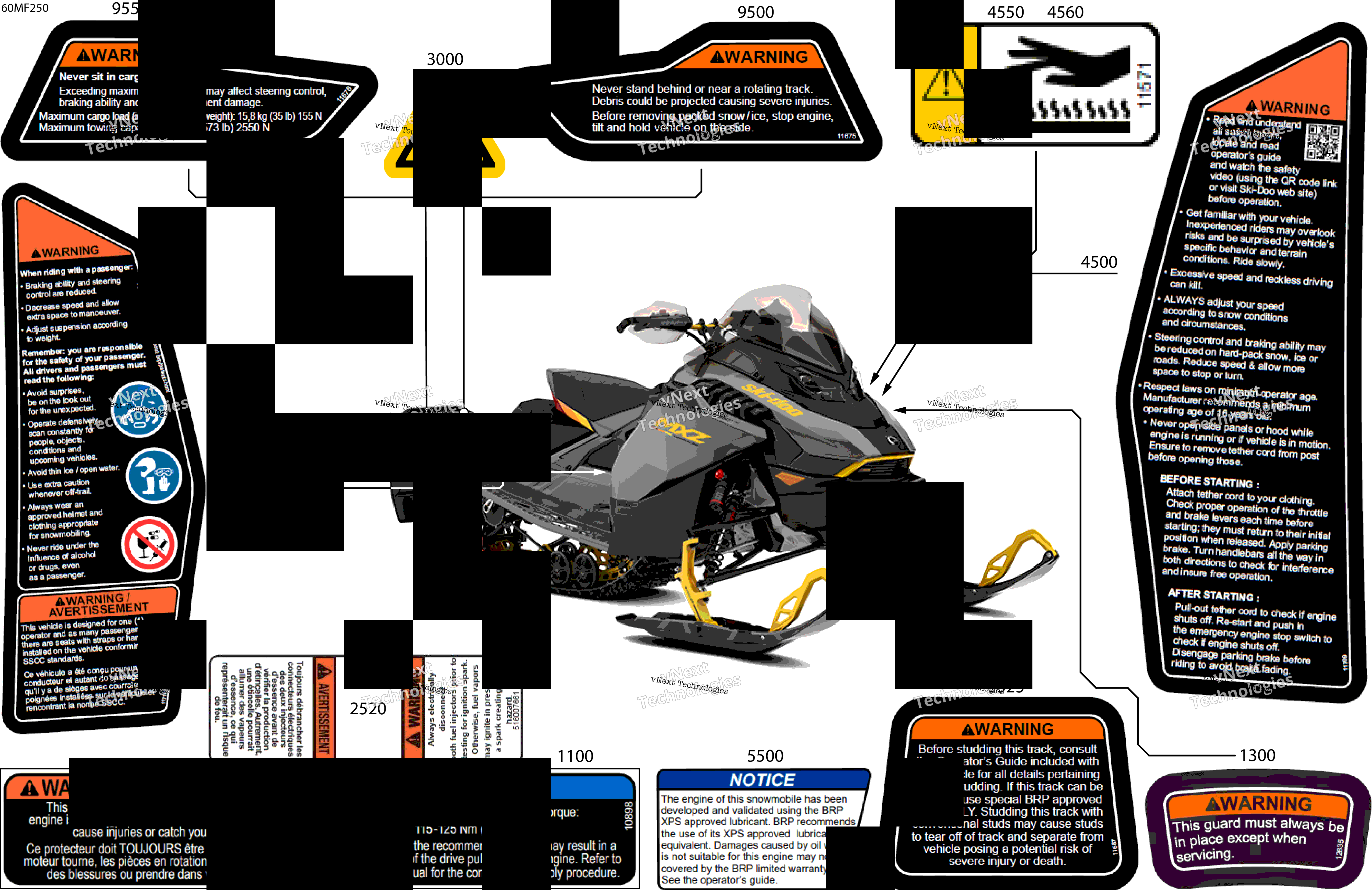 2026 MXZ - Adrenaline with Blizzard Package - 850 E-TEC - UDTA - Monument Gray - 15X129X1.25IR Track